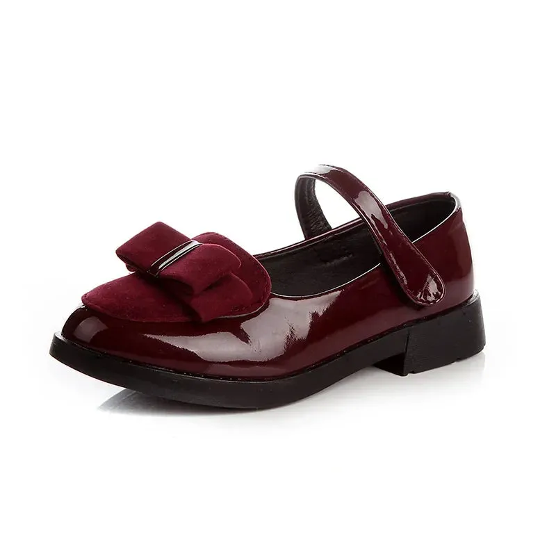 Girls Elegant Classic British Style Flats Shoes