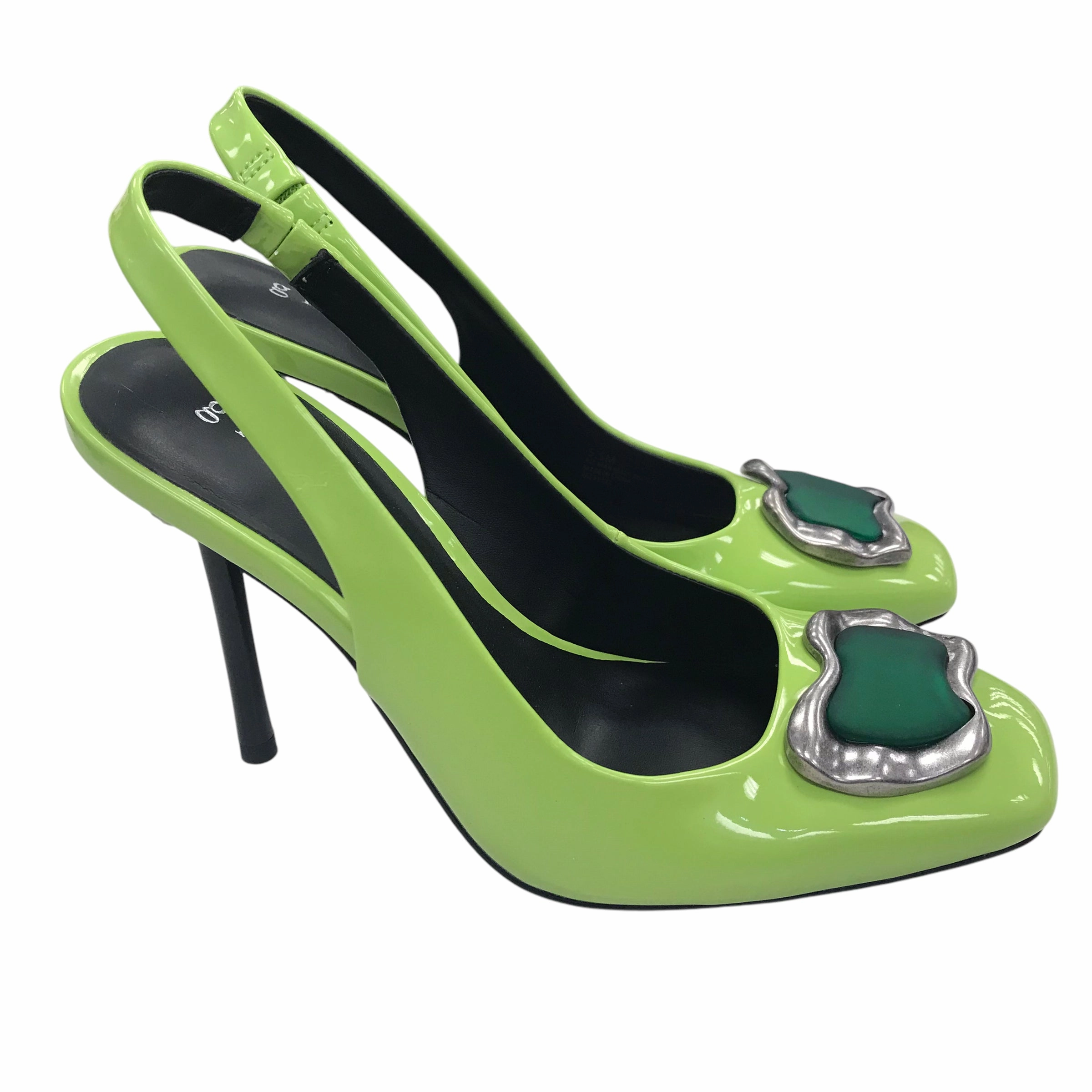 Refined Style Shoes Heels Stiletto By Gianni Bini In Green, Size:5.5