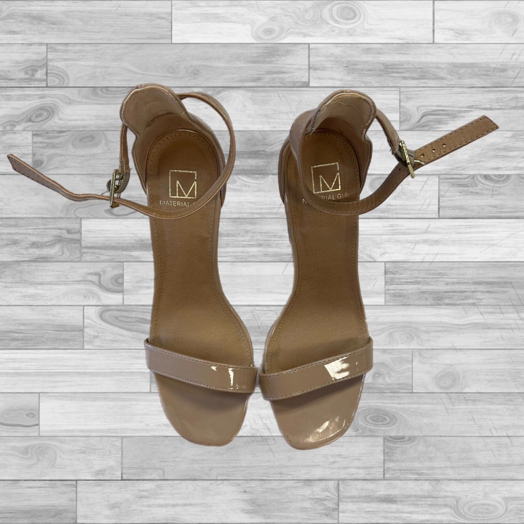 Shoes Heels Stiletto By Material Girl In Tan, Size: 6.5 Low Heel Urban Style
