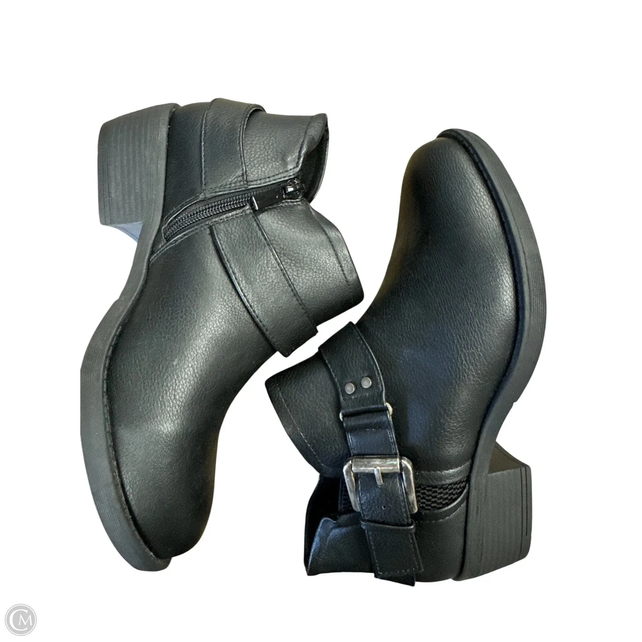 Shoes Heels Block By Torrid In Black, Size: 8 Open Toe Wedges High Fashion Shoes