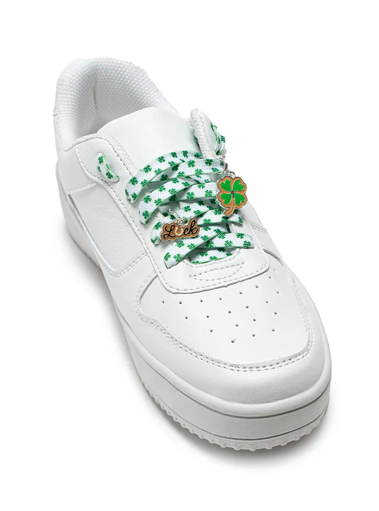 Good Luck Shoe Laces and Charm Set