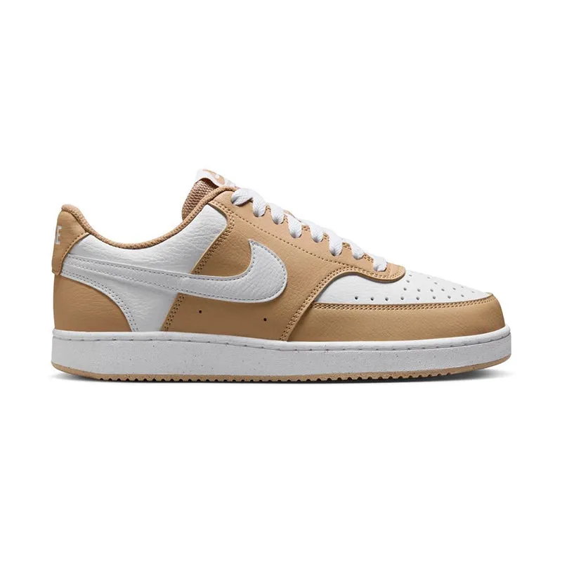 Anatomically Shaped Footbed Lightweight Upper Women's Court Vision Low Next Nature Hemp/White