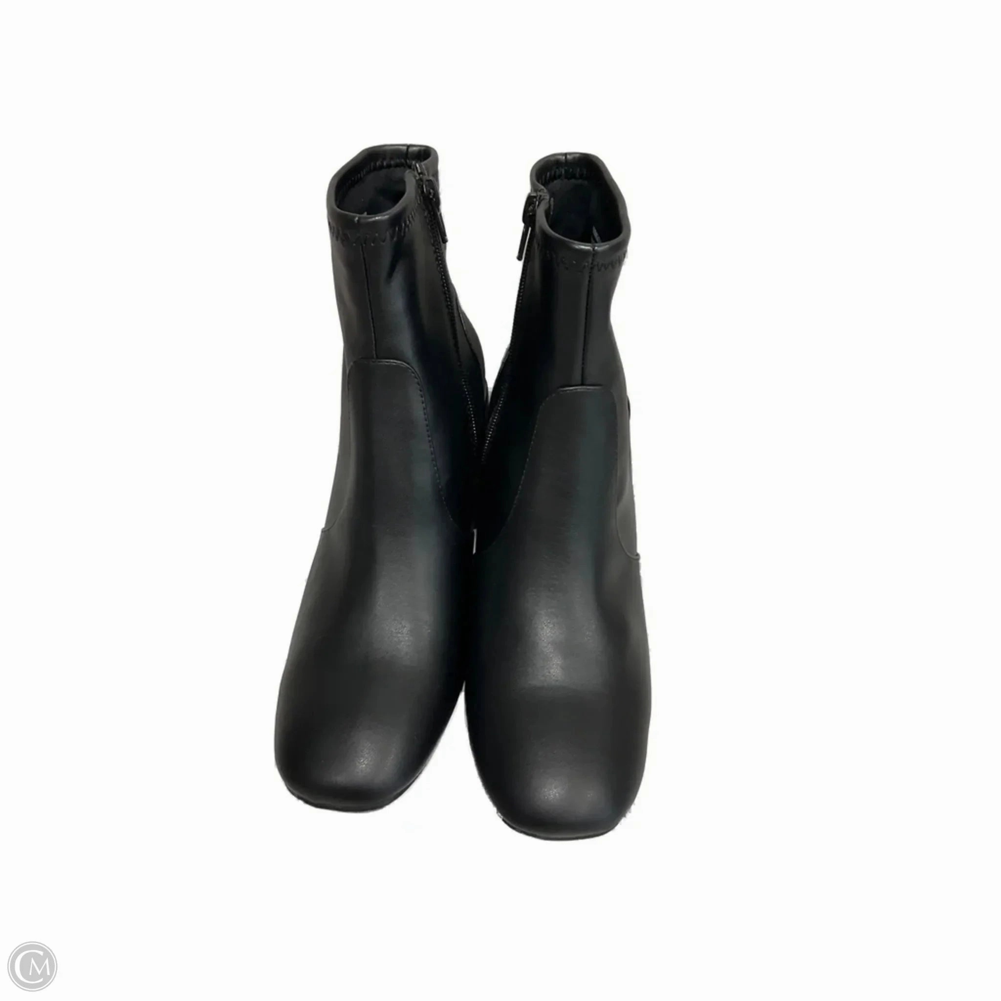 Unisex Cool Boots Ankle Heels By Madden Nyc In Black, Size: 9