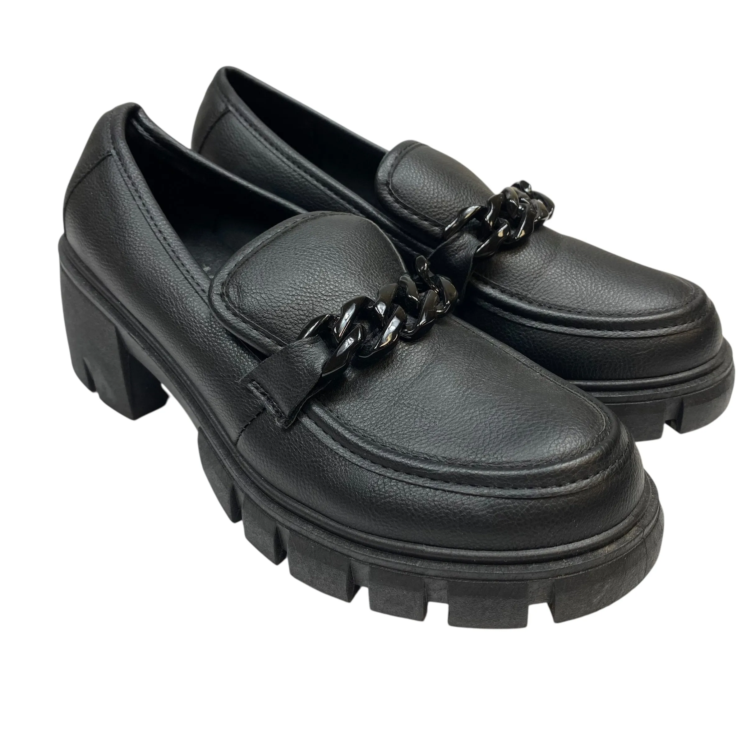 Shoes Heels Block By Sugar In Black, Size:7.5 Fashion Heels for Summer Easy to Wear