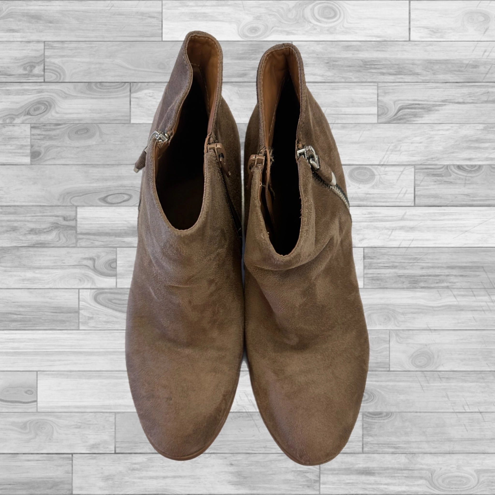Boots Ankle Flats By Style And Company In Brown, Size: 8.5 Daily Movement