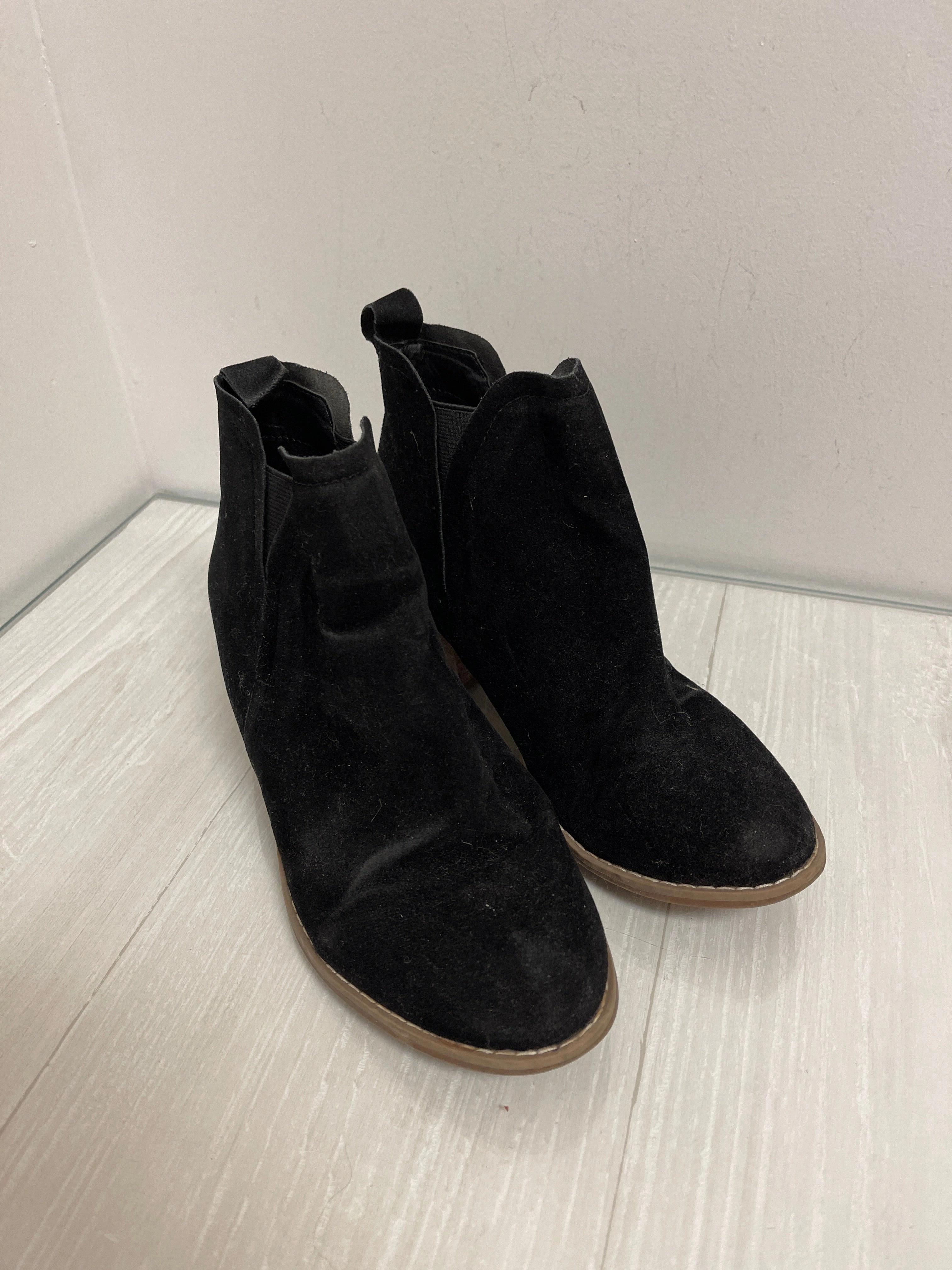 Art Soul Boots Ankle Heels By Universal Thread In Black, Size: 6