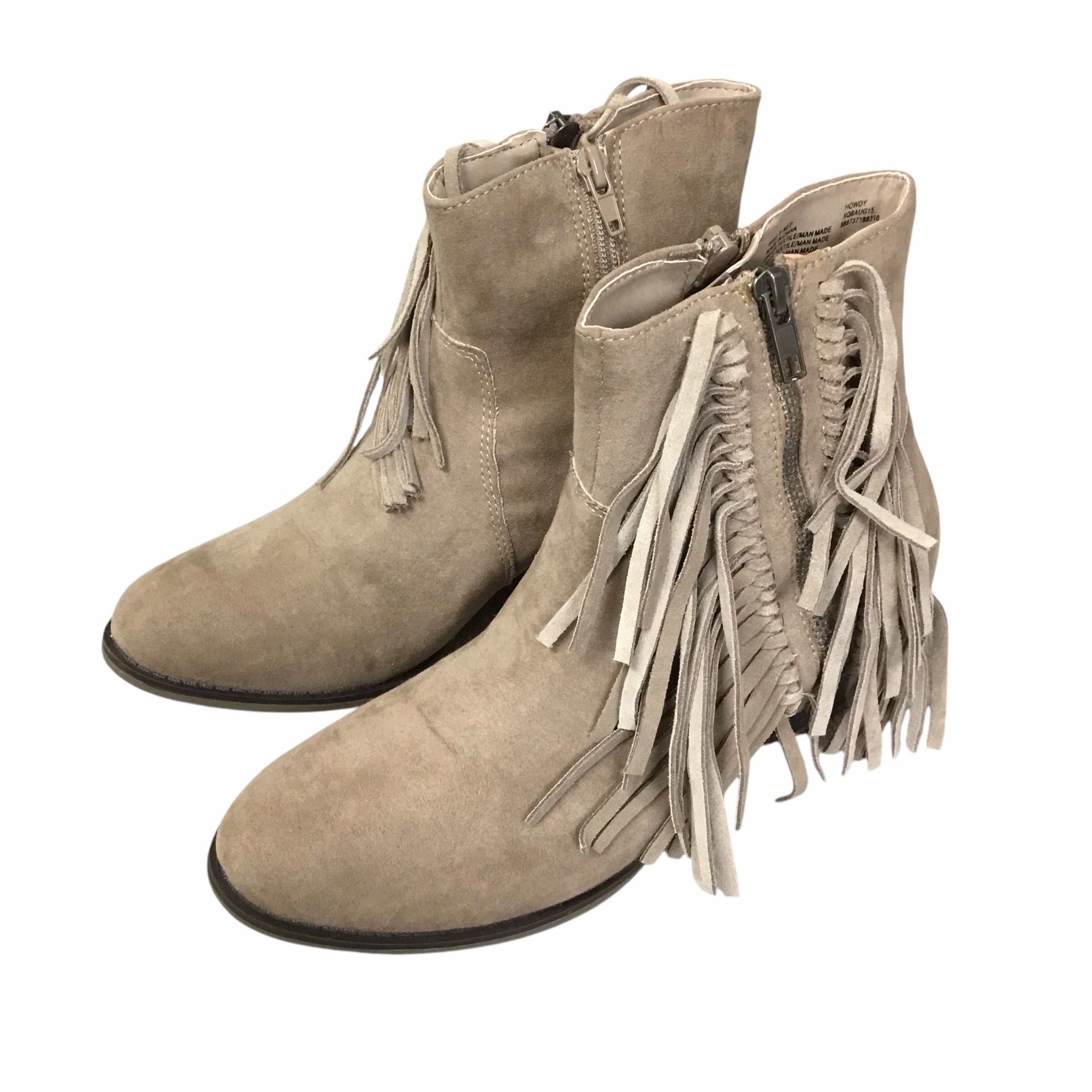 Seamless Comfort Outdoor Explorer Boots Ankle Heels By Union Bay In Tan, Size: 9