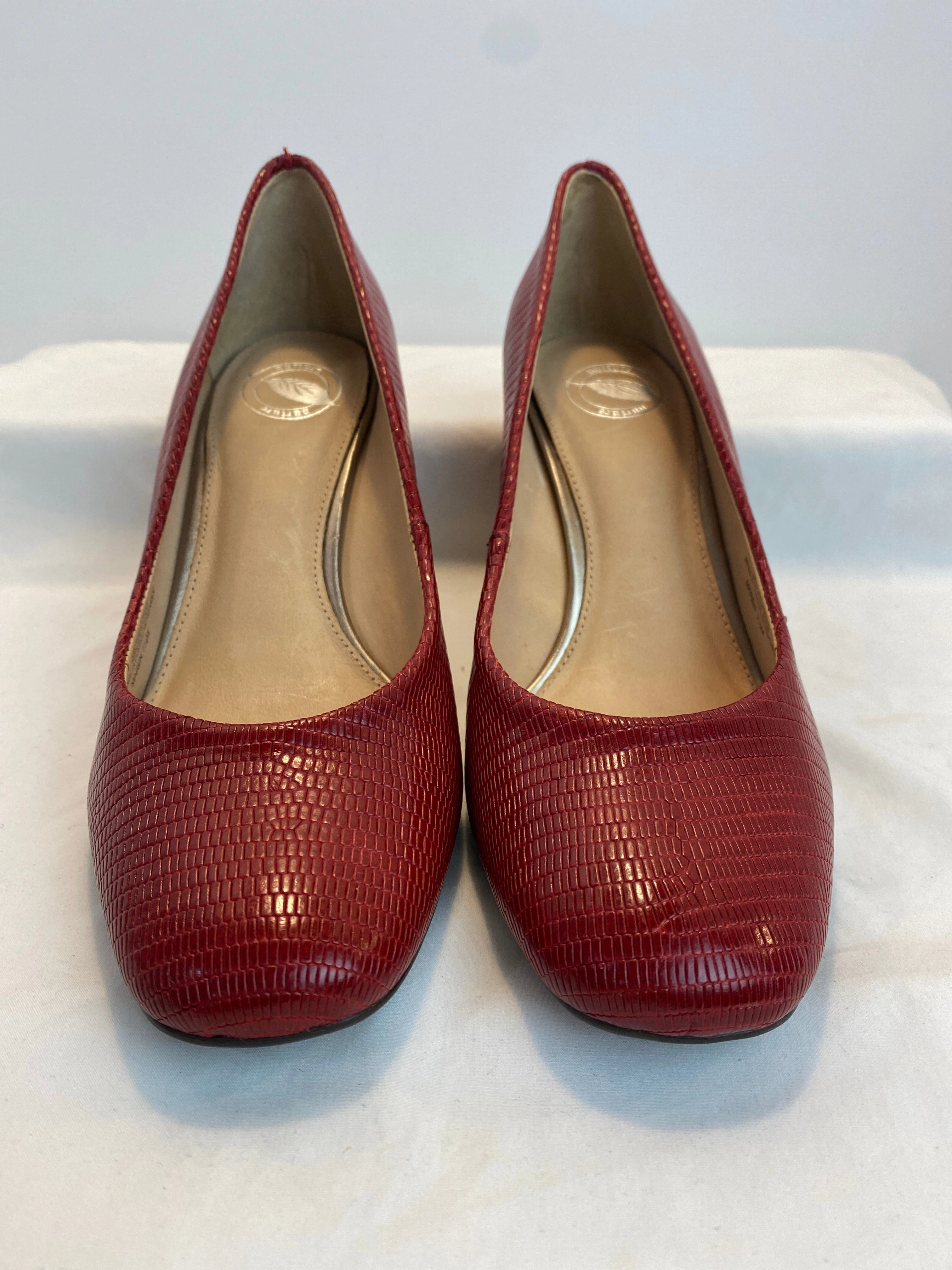 Shoes Heels Block By Nurture  Size: 7.5 Subtle Shine Luxury Footwear for Men