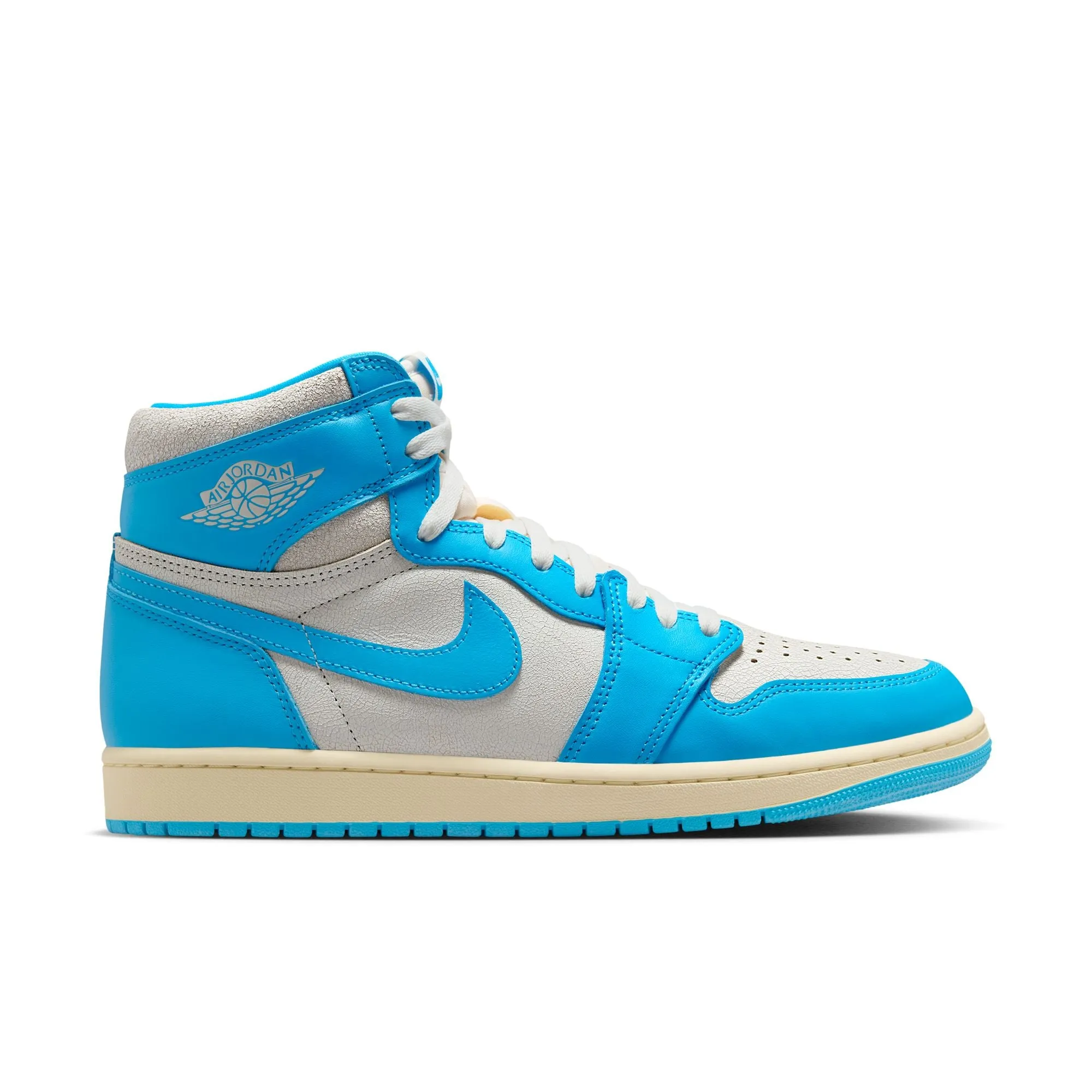 AIR JORDAN 1 RETRO HIGH OG "UNC REIMAGINED" One Piece Upper Design Memory Foam Footbed