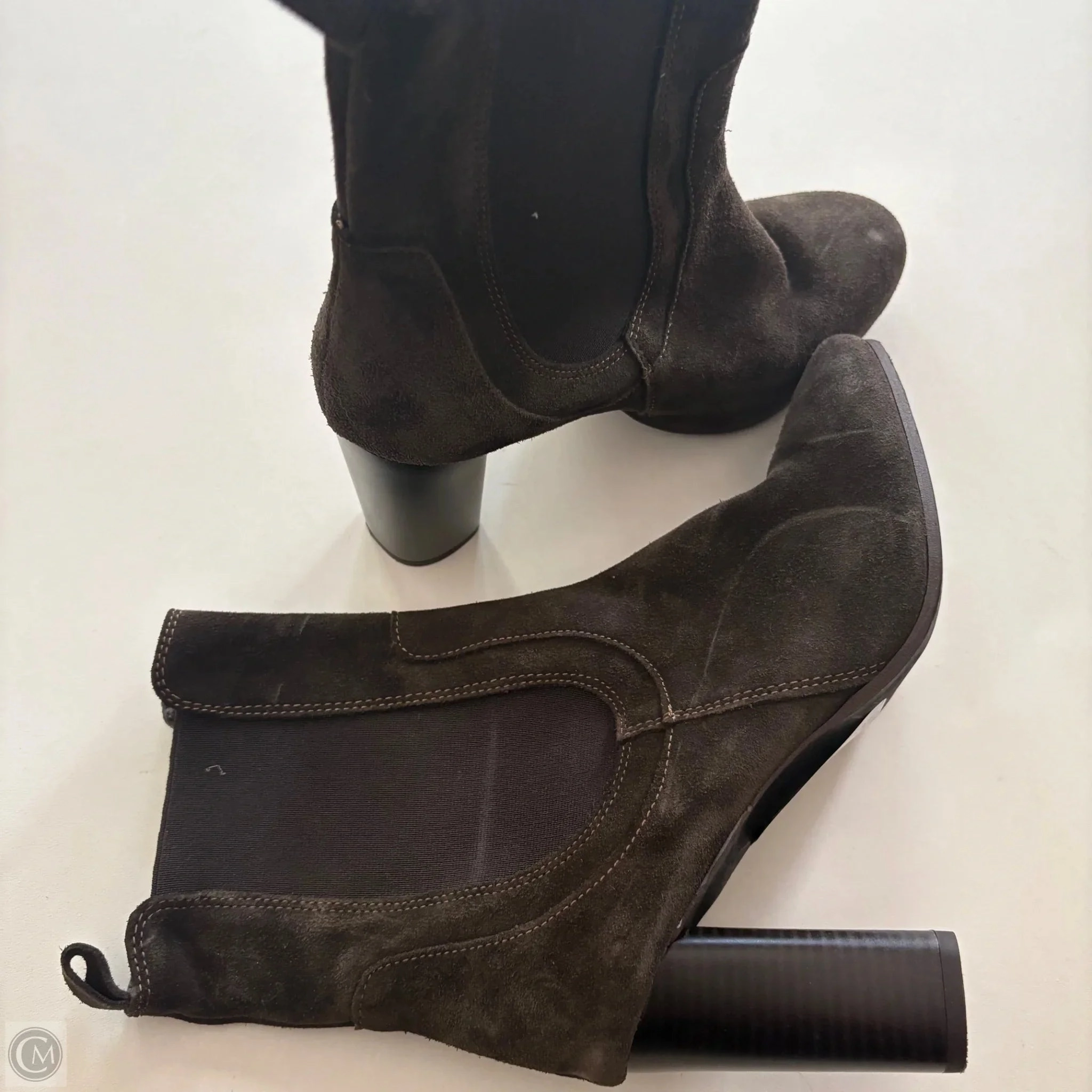 Boots Ankle Heels By Cmc In Brown, Size: 9.5 Grippy Outsole Weekend Wanderer