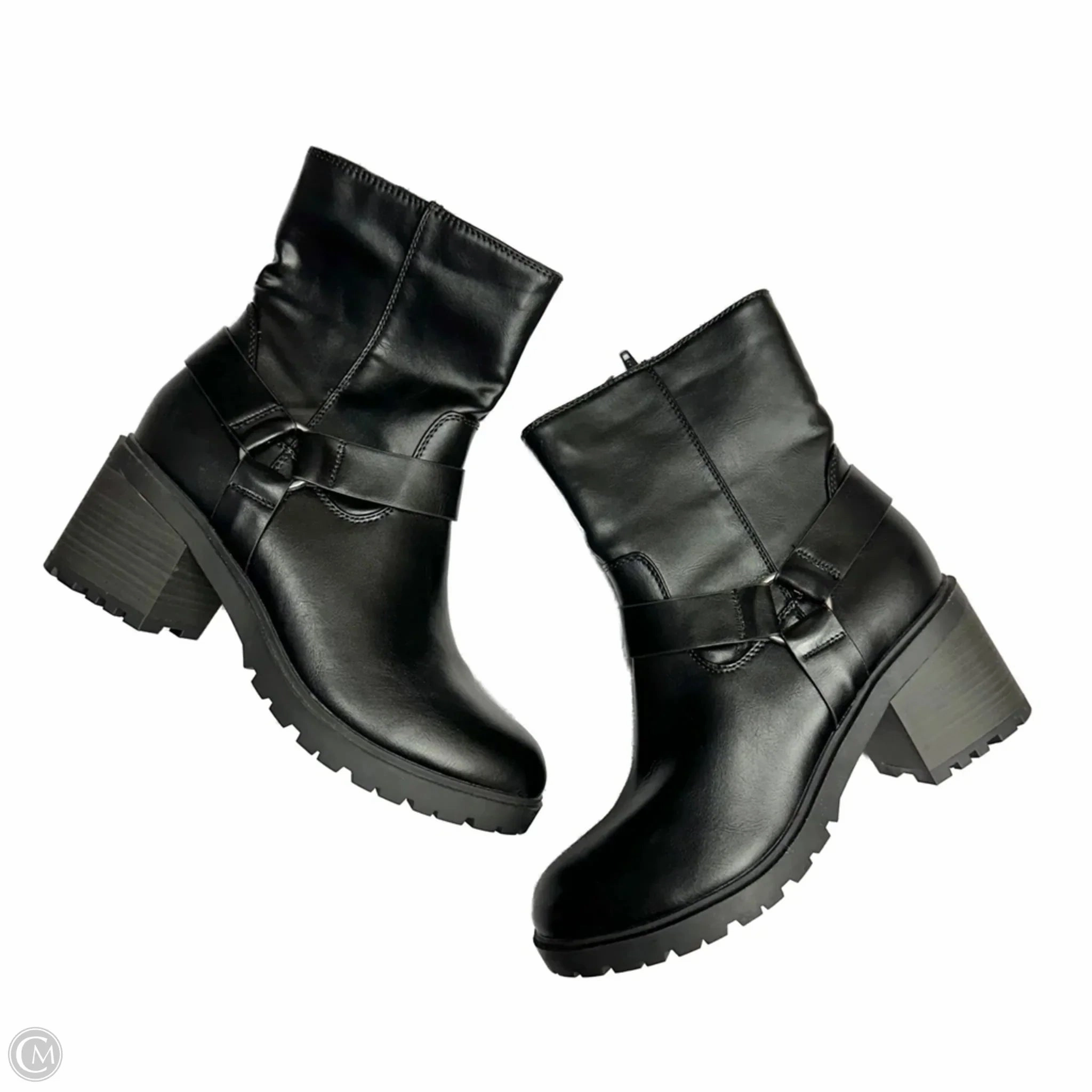 Boots Ankle Heels By Universal Thread In Black, Size: 10 Feather Light Outdoor Trek