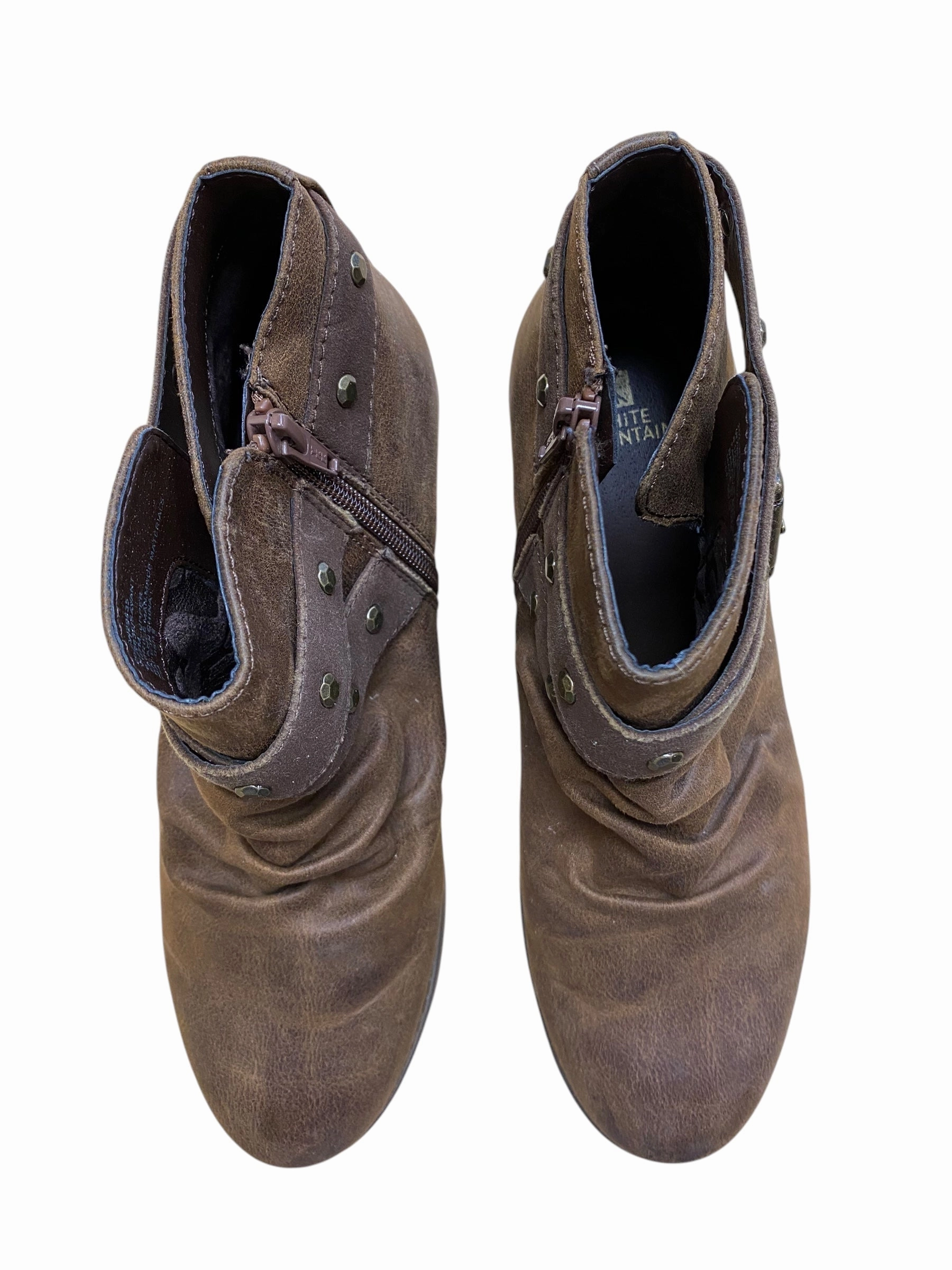 Boots Ankle Flats By White Mountain In Brown, Size: 8.5 Stable Support River Crossing Impact Diffusion Layer