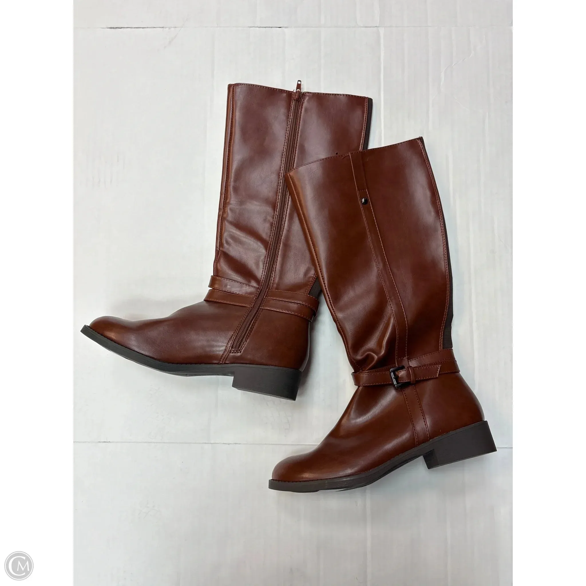 Weekend Style Timeless Design Boots Knee Flats By American Eagle In Brown, Size: 8.5