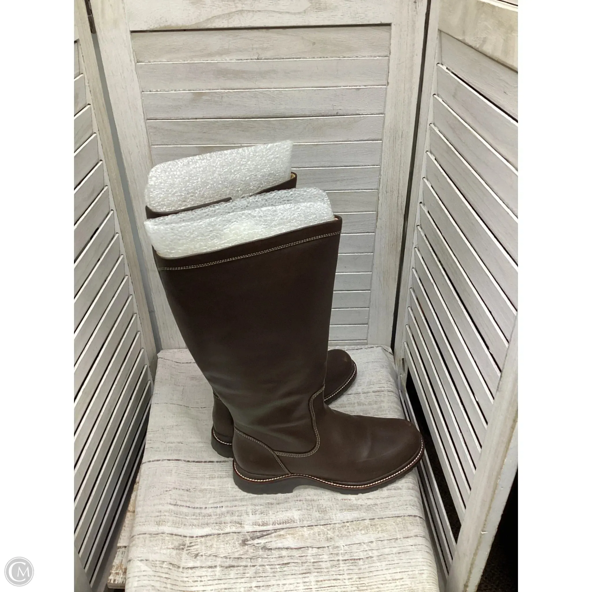 Boots Knee Flats By L.l. Bean In Brown, Size: 10 Outdoor Chic Edgy Wear