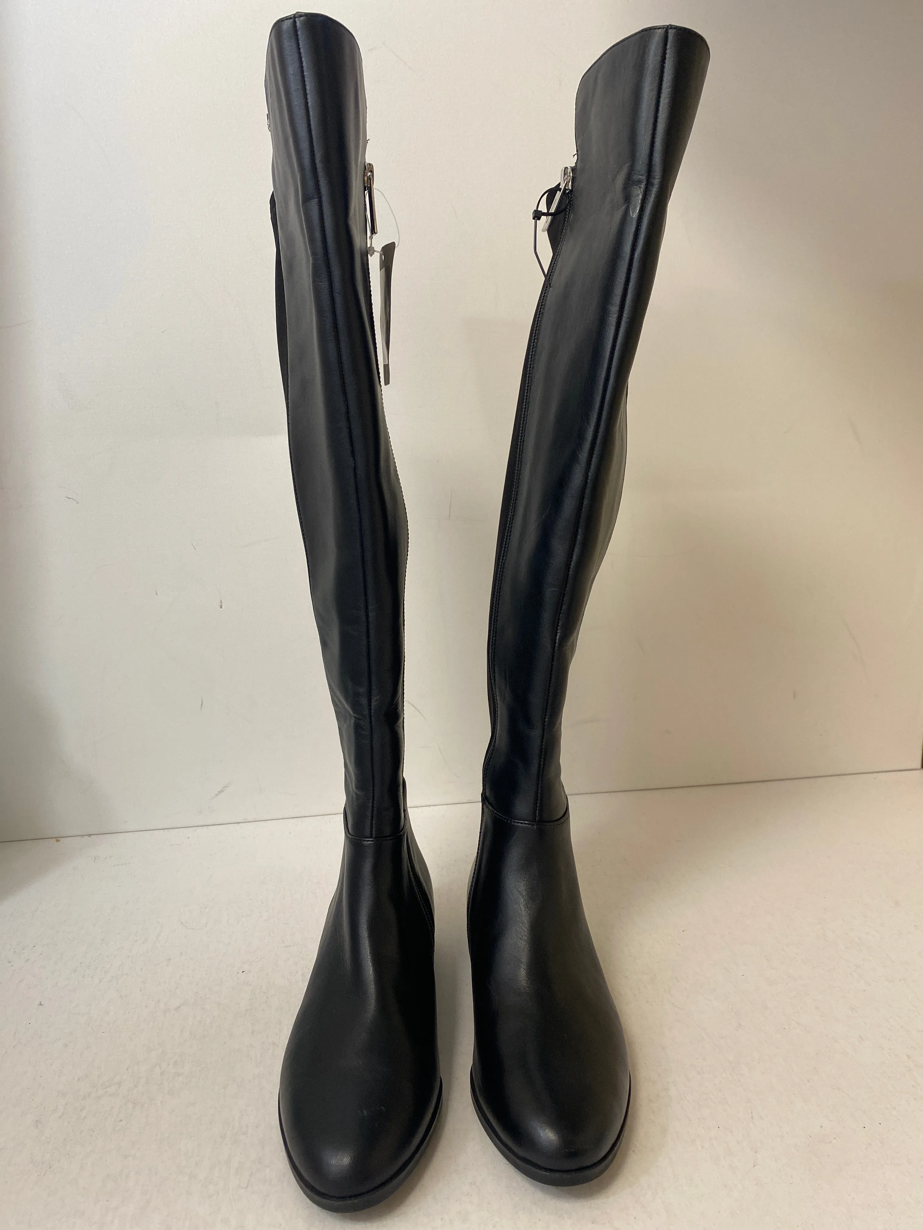 Holiday Style Boots Knee Flats By Michael Kors In Black, Size: 5.5