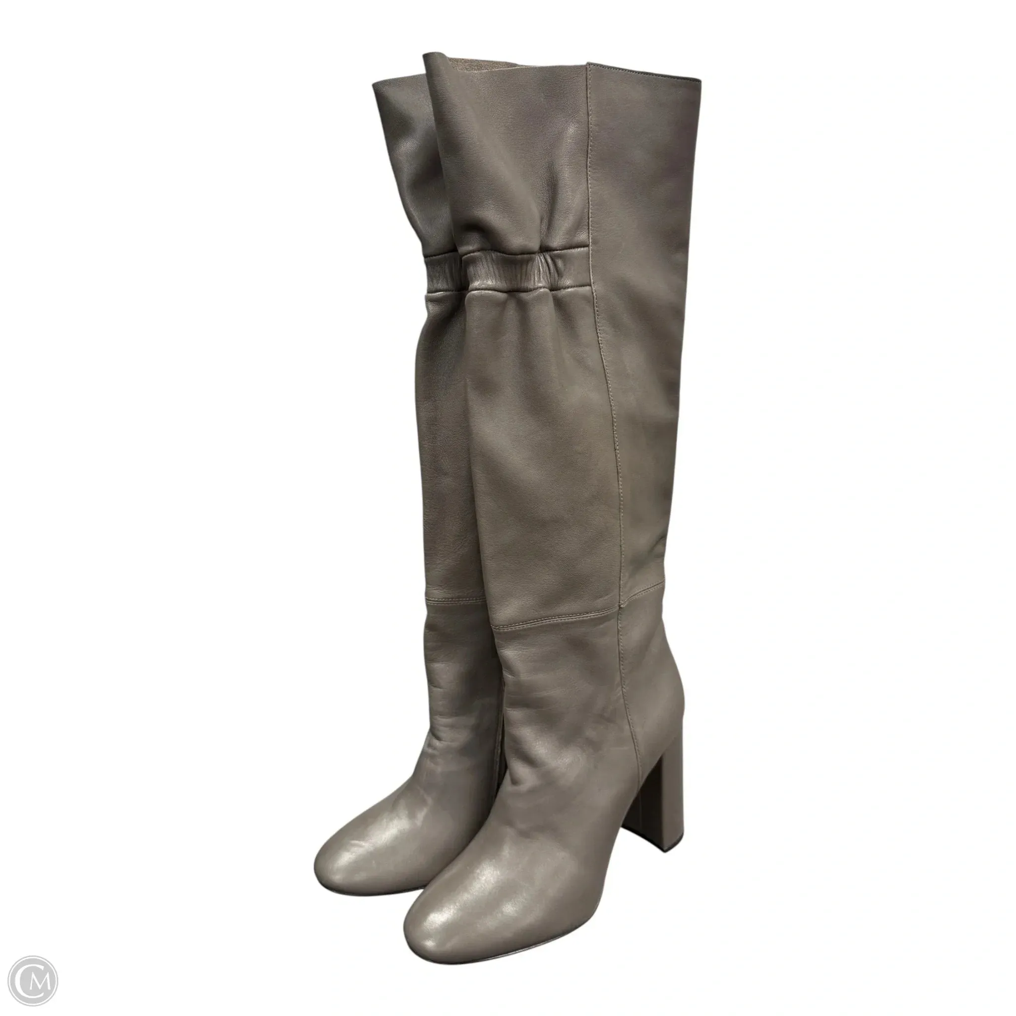 Boots Mid-calf Heels By Botkier In Grey, Size: 8 City Chicwear