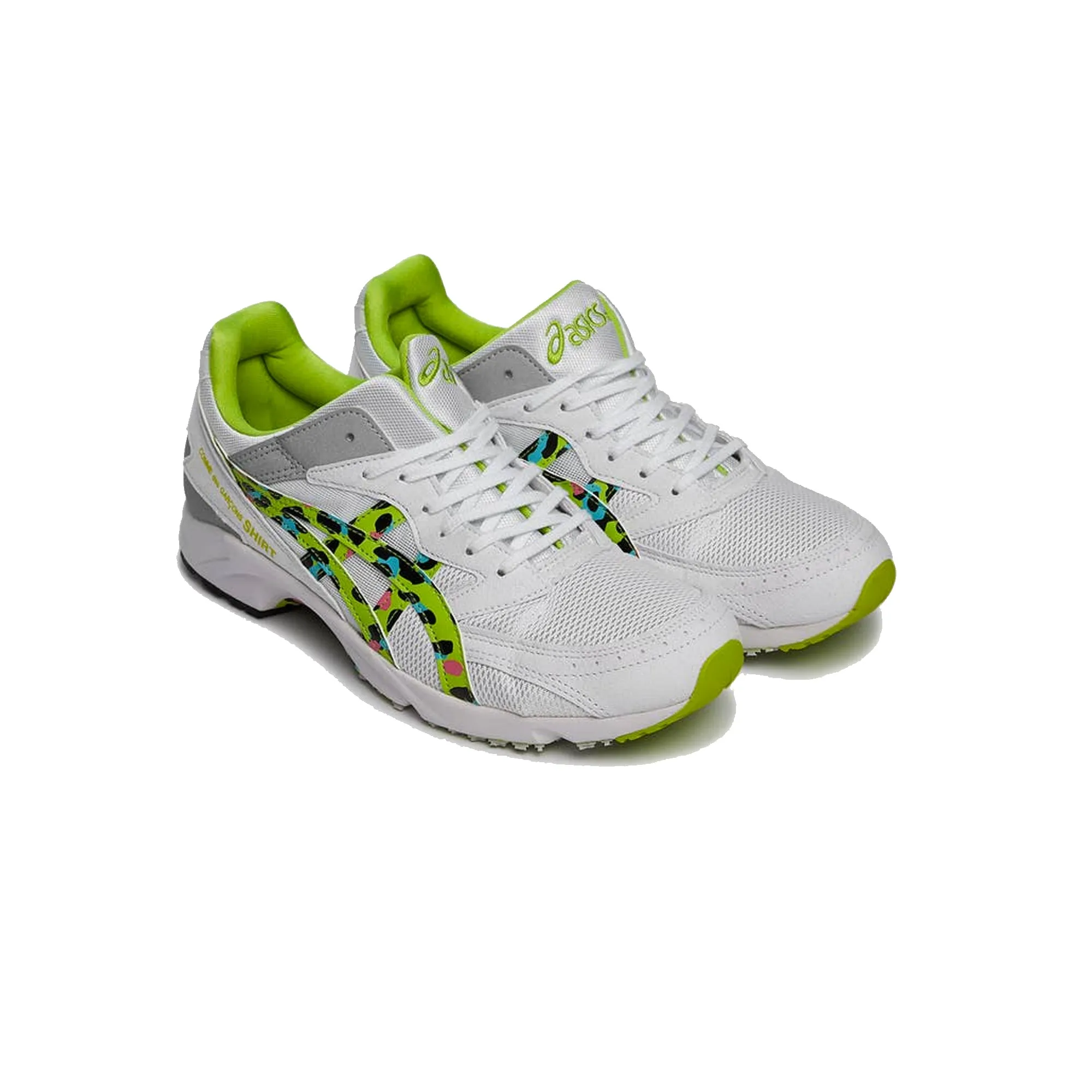 running in a tropical area Obstacle course Asics x CDG Shirt Mens Tarther SC Shoes 'White/Lime'