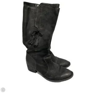 Luxe style Boots Knee Heels By Born In Black, Size: 9.5