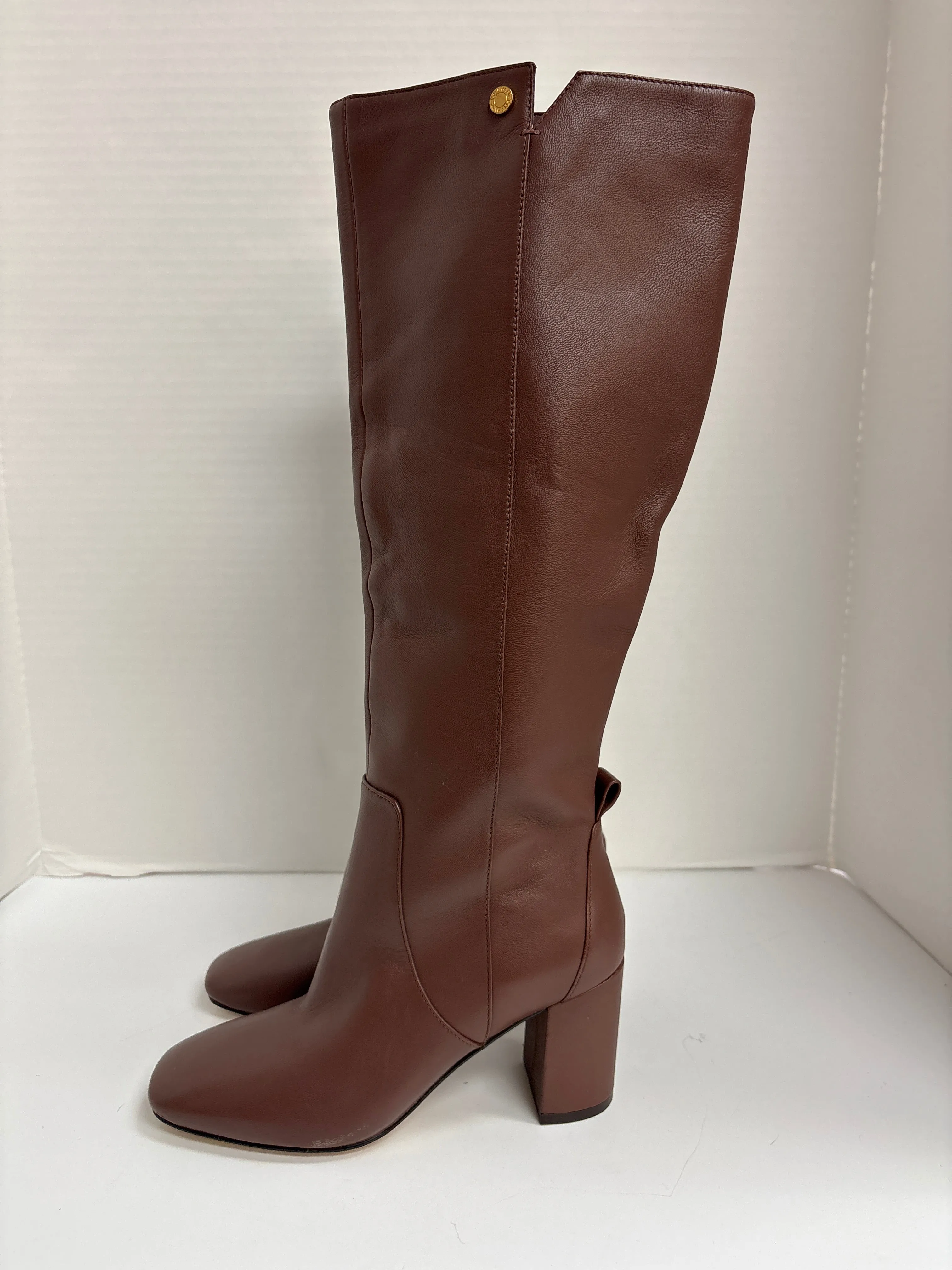 Boots Knee Heels By Cole-haan In Brown, Size: 5 Go-To Boots