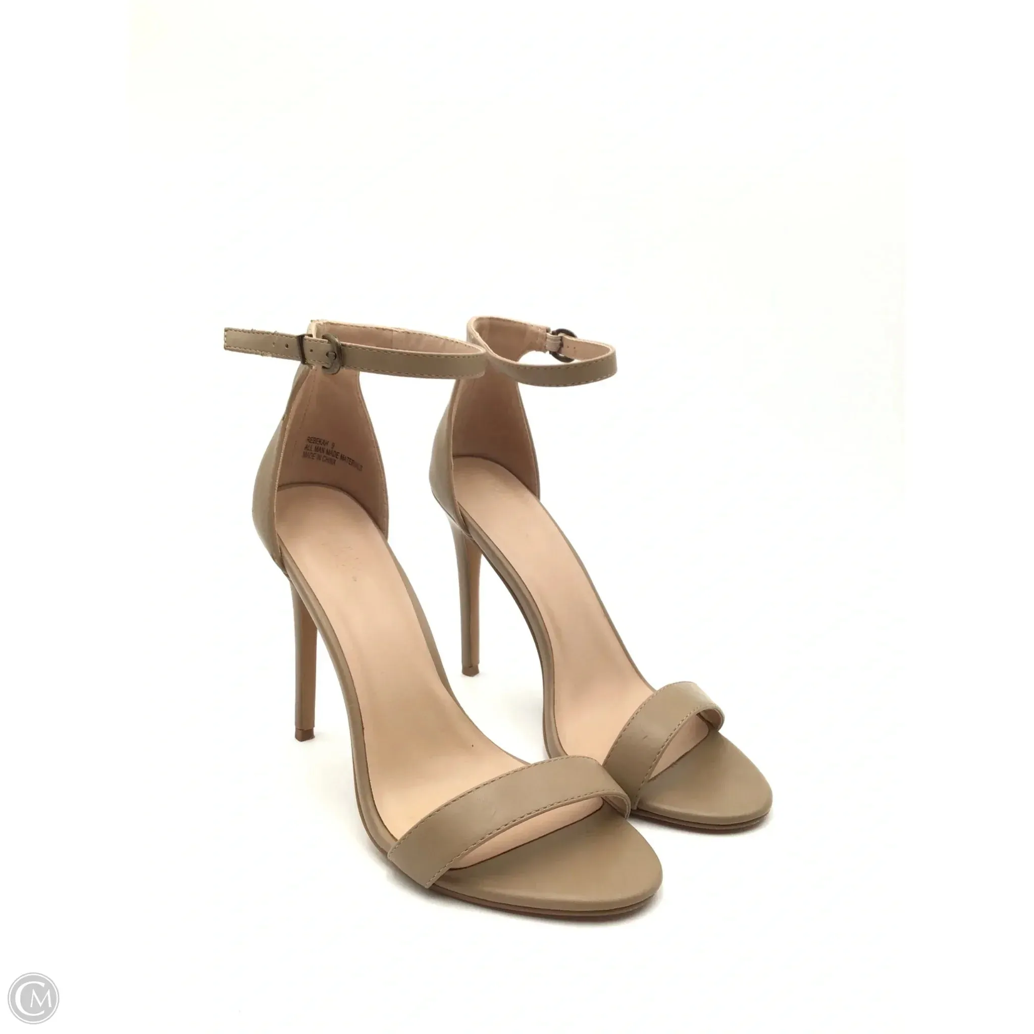 Shoes Heels Stiletto By Charlotte Russe In Tan, Size: 9 Flexible Movement Polished Design