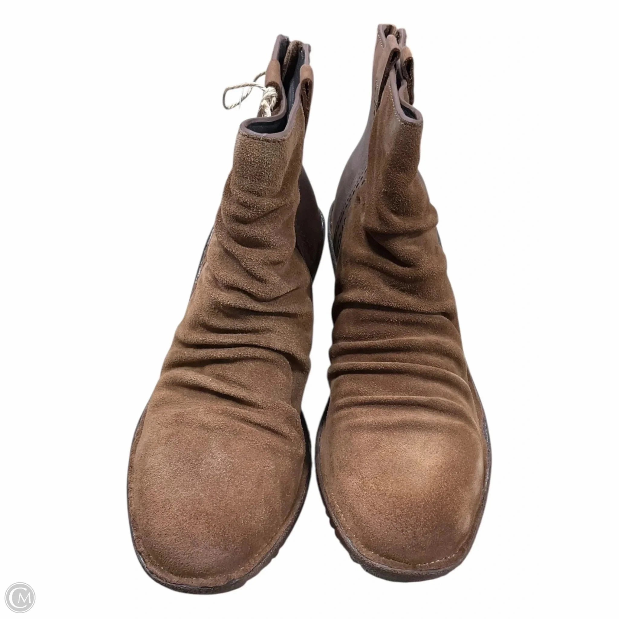 Boots Ankle Heels By Cmb In Brown, Size: 7.5 Durable Shell Rainy Day Commuter Comfort Backing