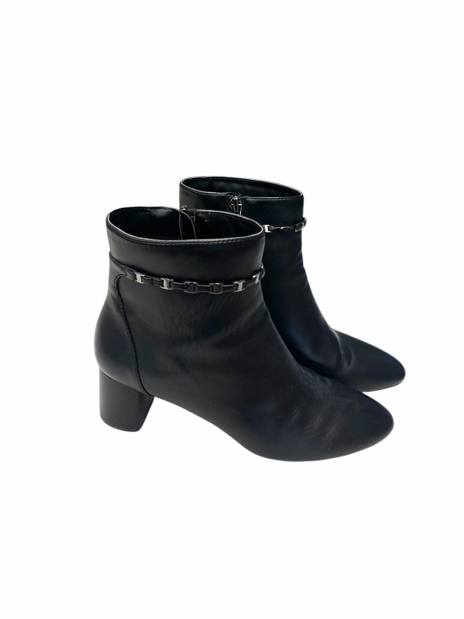 Boots Ankle Heels By Anne Klein  Size: 9.5 Abrasion Resistant Outsole