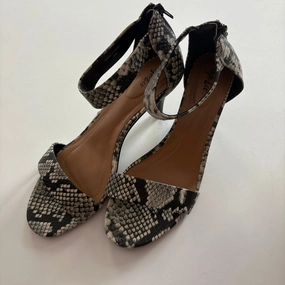 Comfy Pumps Glossy Finish Shoes Heels D Orsay By Style And Company In Animal Print, Size: 10