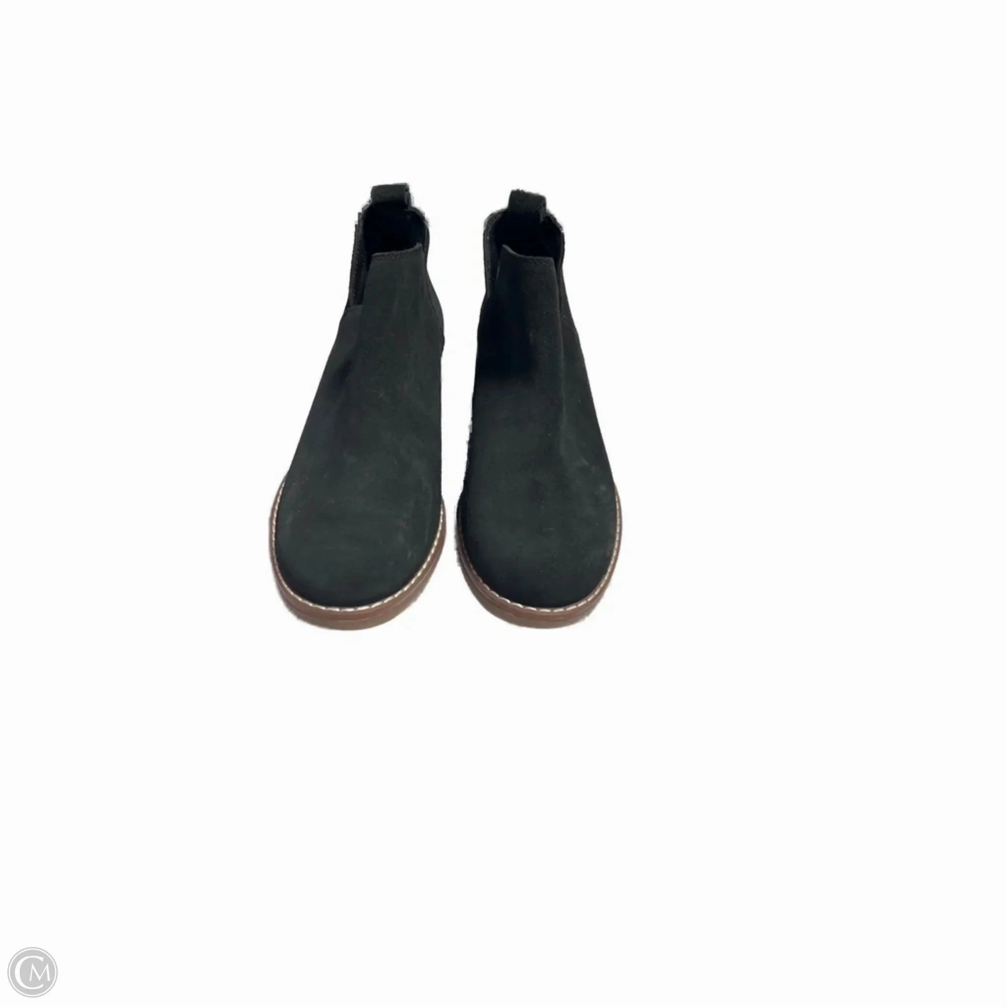 Easy Care Transitional Season Boots Ankle Flats By Hush Puppies In Black, Size: 7.5