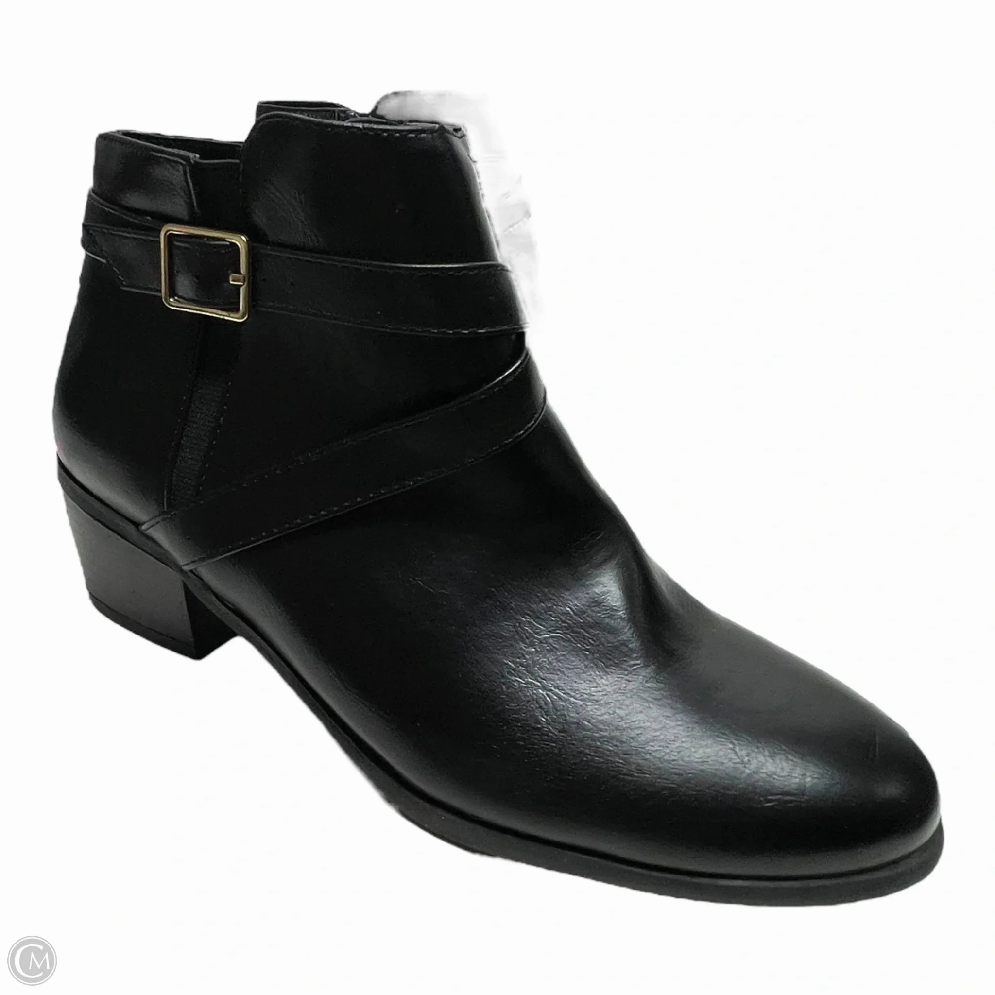 Boots Ankle Heels By Karen Scott In Black, Size: 6 Closed Toe