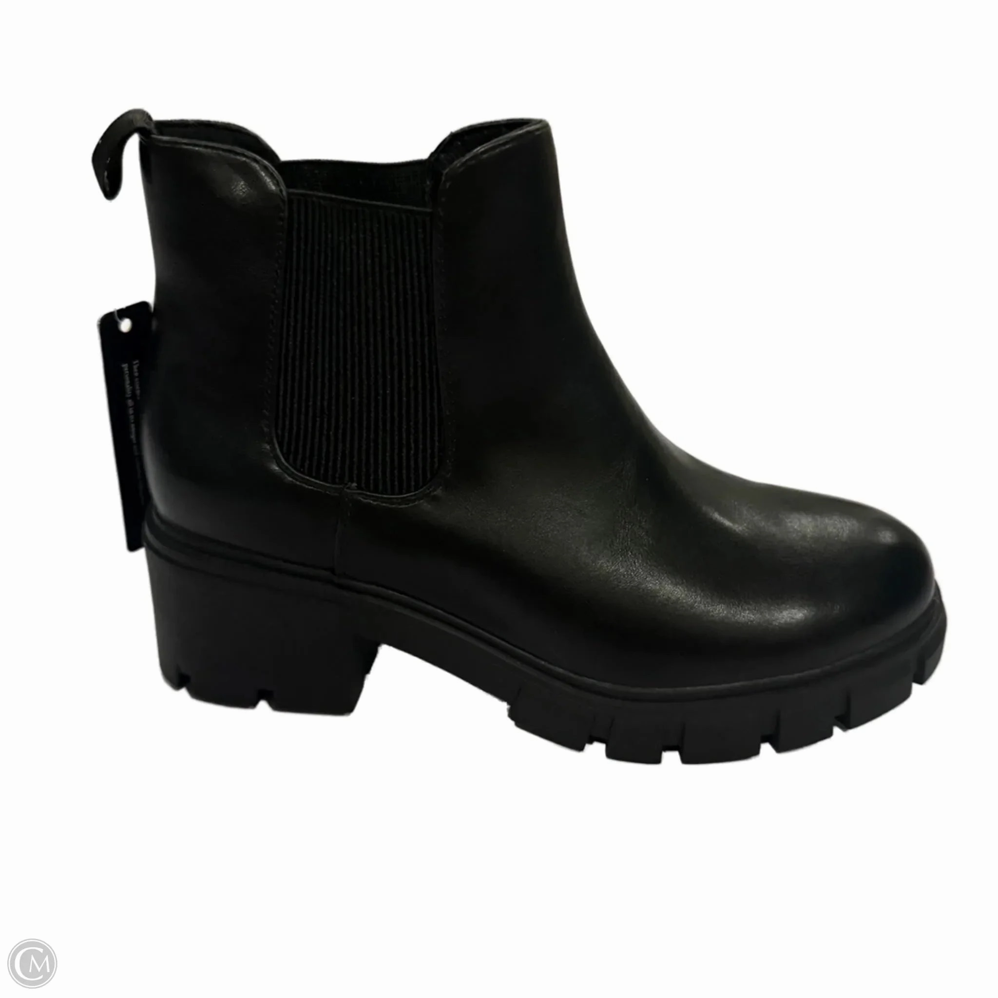 Comfort Lining Trail Exploration Boots Ankle Heels By Clothes Mentor In Black, Size: 8.5
