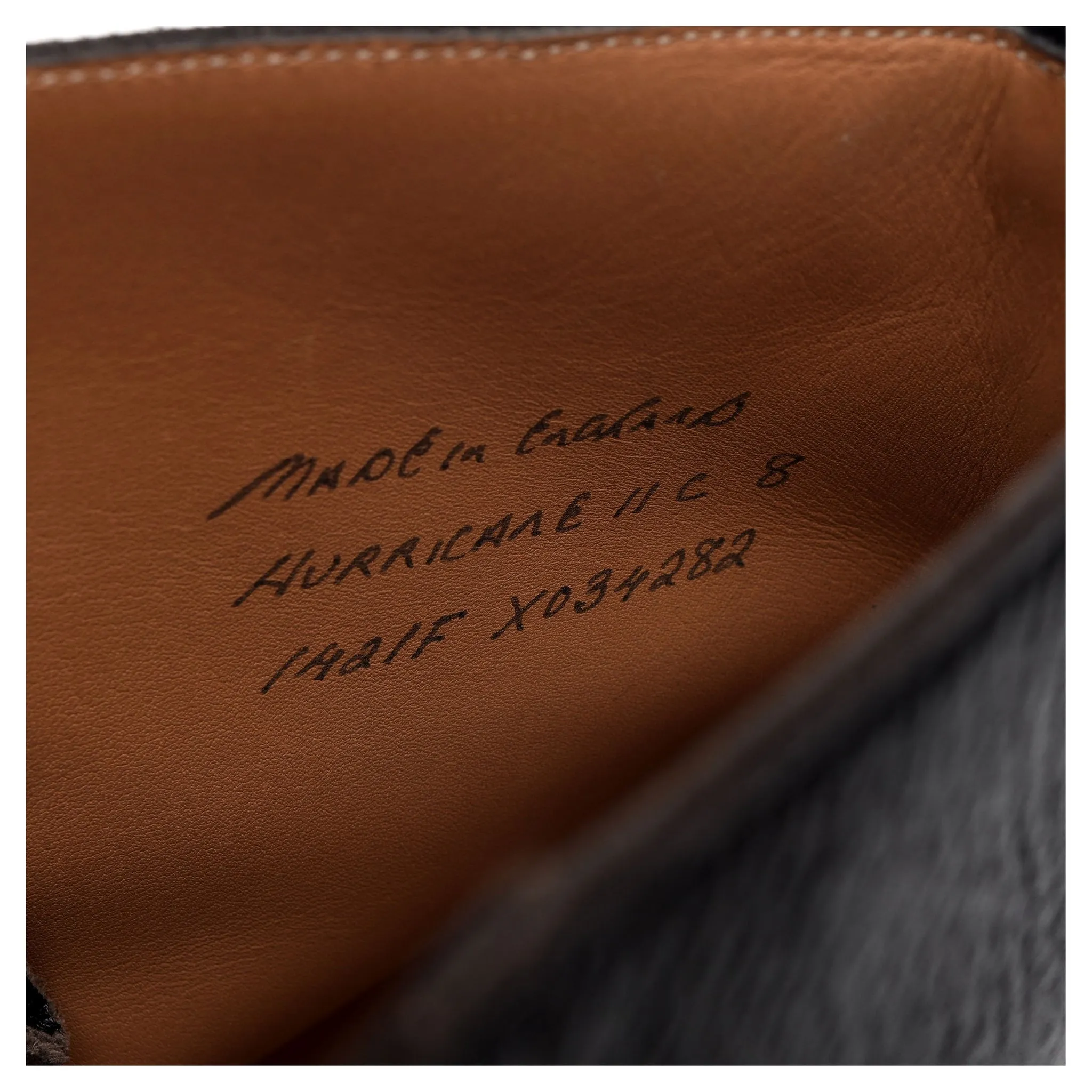 'Hurricane' Black Kudu Leather Boots UK 8 F