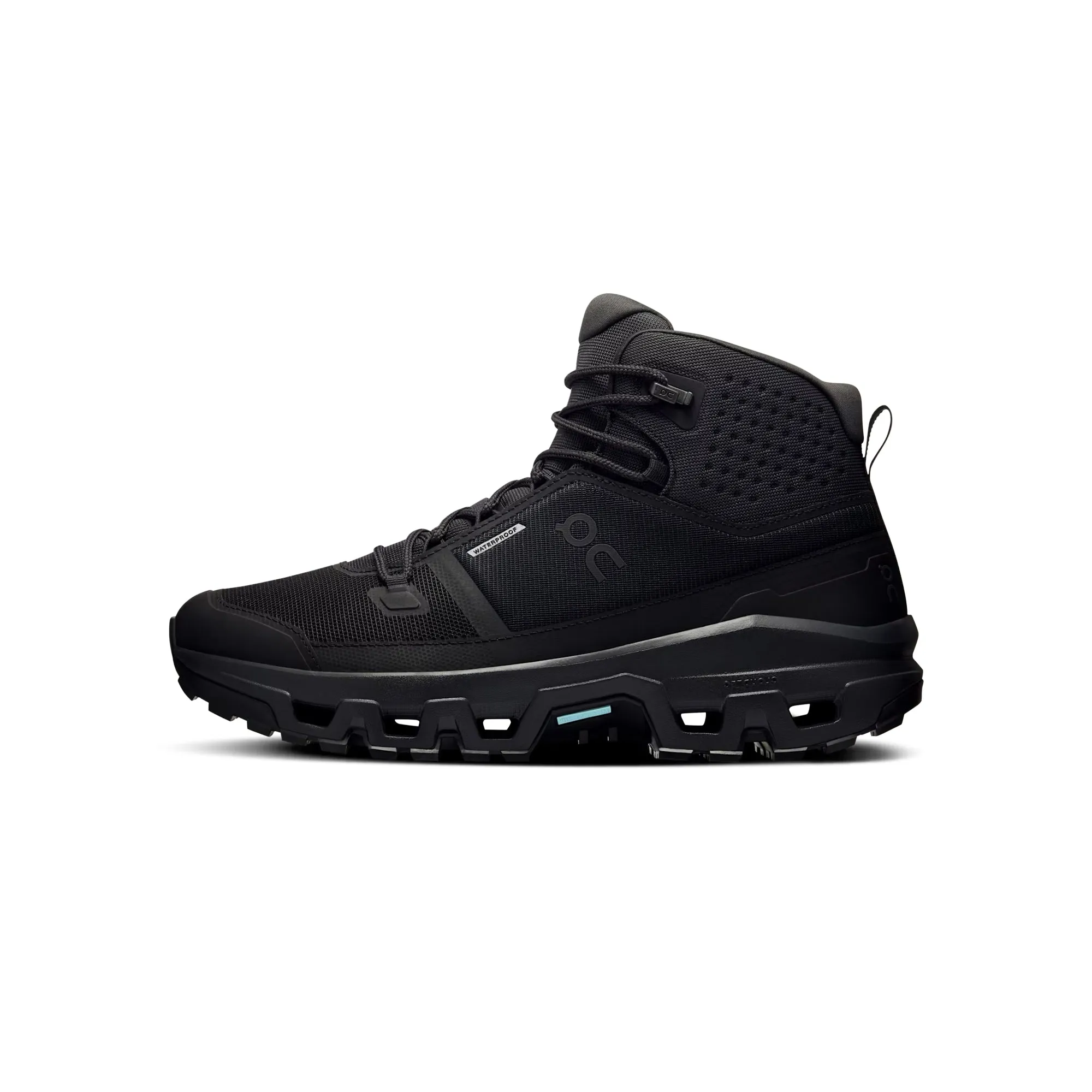 On Running Mens Cloudrock Mid WP Shoes Sprint runner Maximum Support