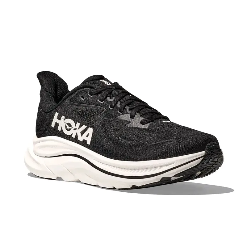 Women's Clifton 10 (WIDE) Black/White Anti blister Urban Touch