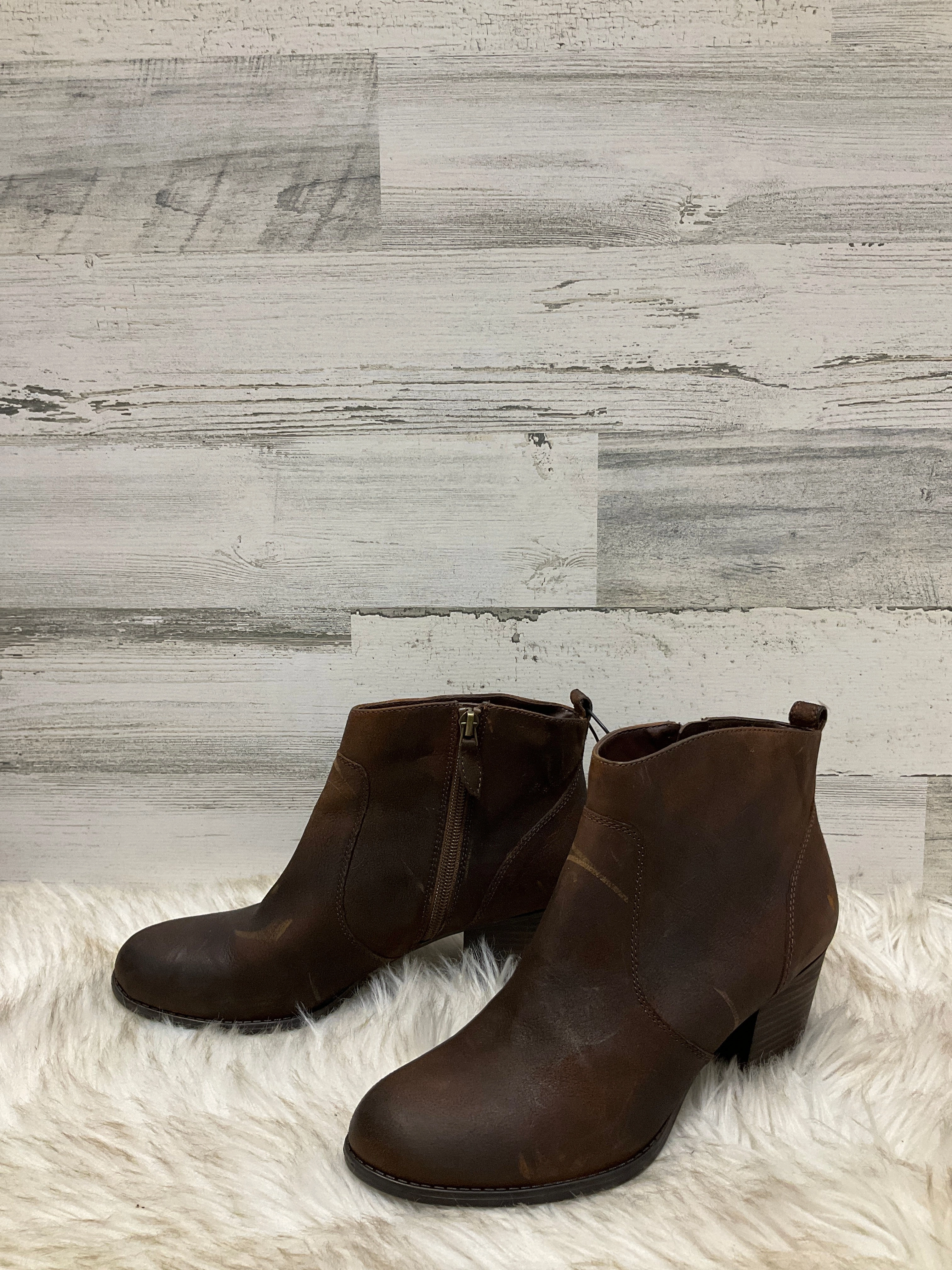 Boots Ankle Heels By Franco Sarto  Size: 8.5 Premium Quality Footbed