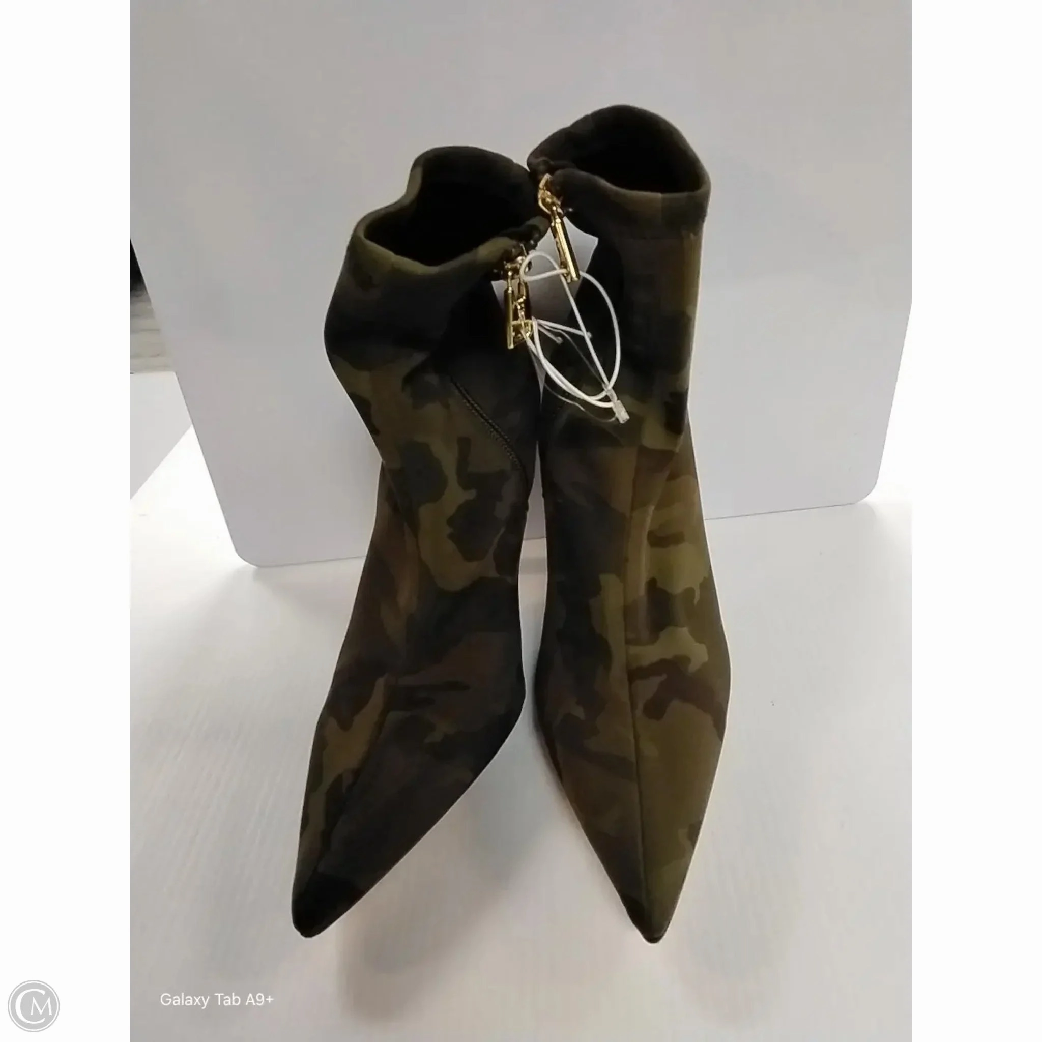 Boots Ankle Heels By Good American In Camouflage Print, Size: 5.5 Thermal Core Backcountry Camper