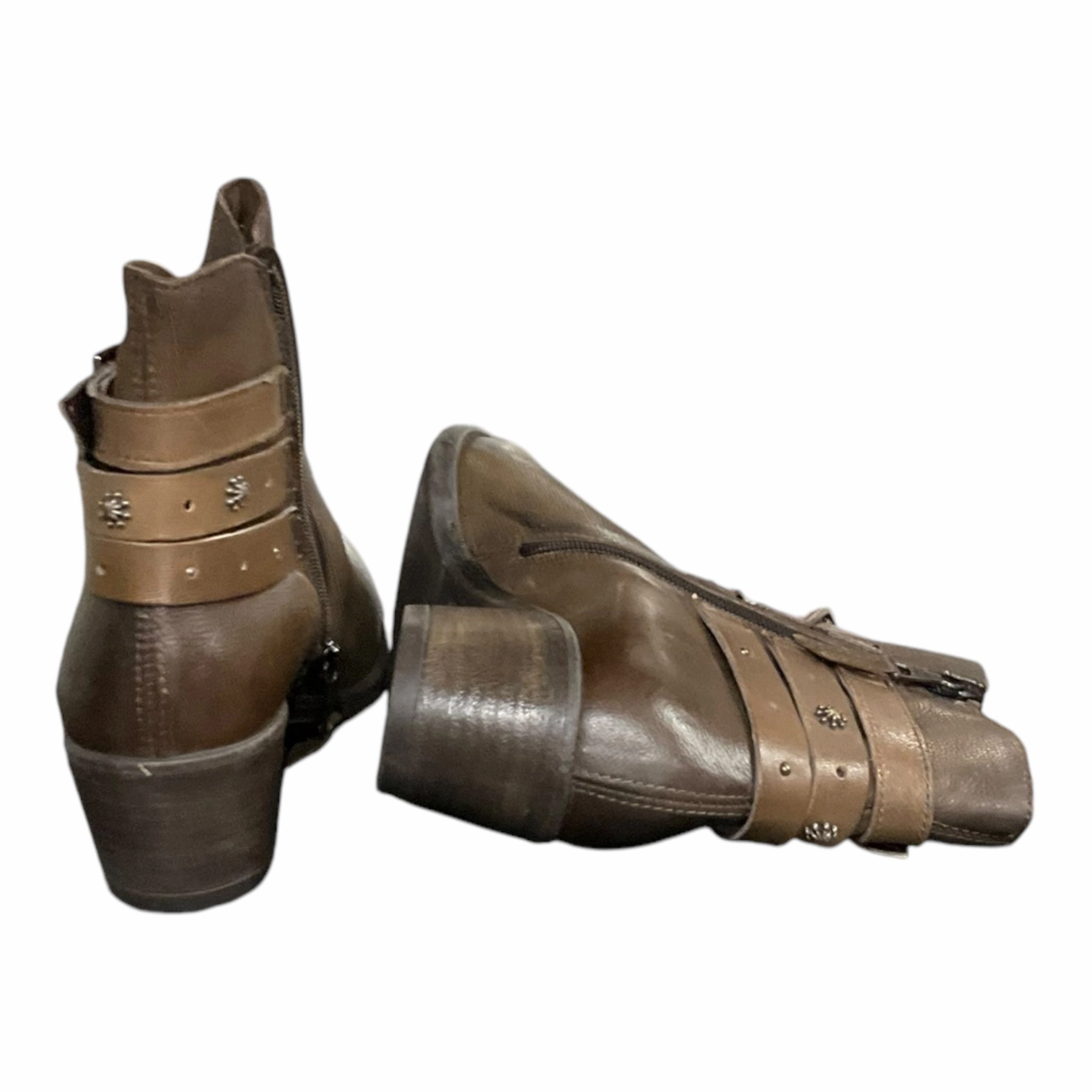 Boots Ankle Heels By Miz Mooz In Brown, Size: 8.5 Horse Riding Travel Essential