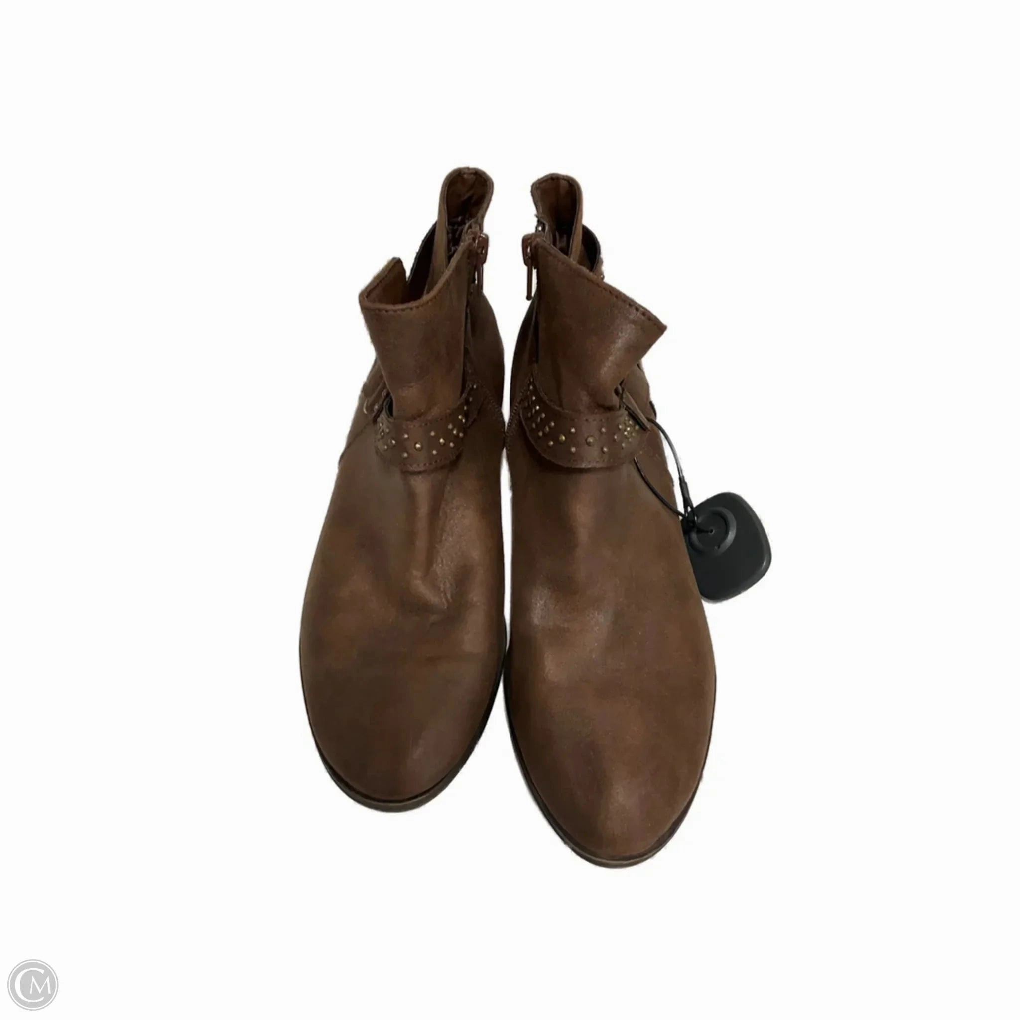 quick dry Boots Ankle Flats By Ana In Brown, Size: 8.5