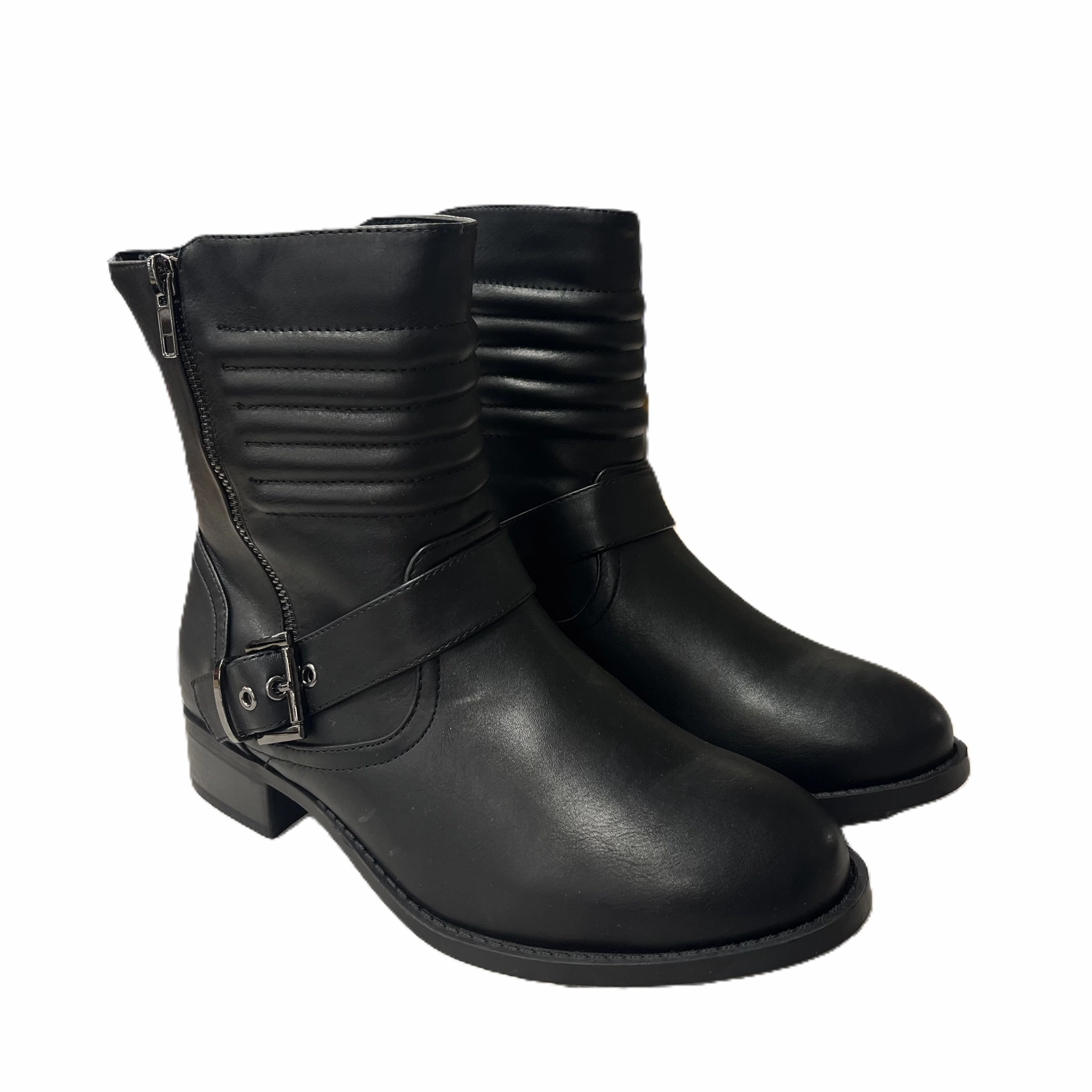 Boots Ankle Flats By Torrid In Black, Size: 8 Natural Fit