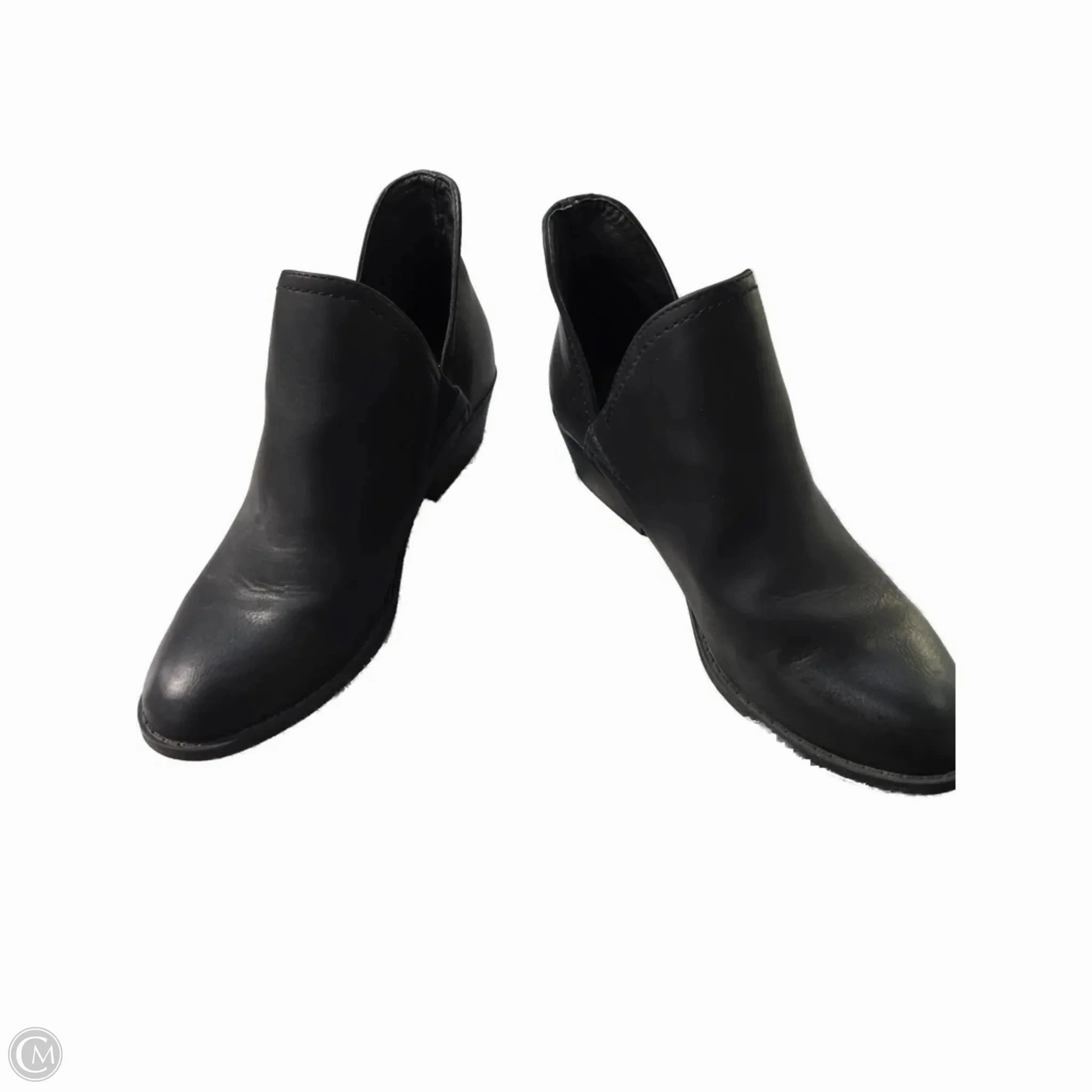 Feather Light Weather Resistant User Strong Laces Boots Ankle Flats By Universal Thread In Black, Size: 7.5