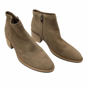 Anti Odor Daily Walks dry surface Boots Ankle Heels By Ecco In Brown, Size: 10