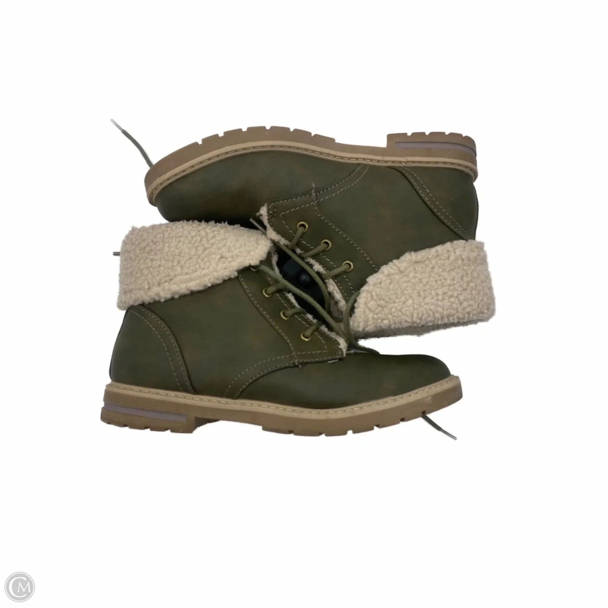 Boots Ankle Flats By Sonoma In Green, Size: 8 Comfortable Posture