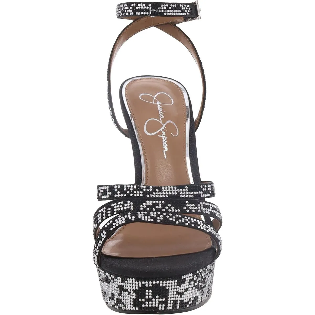 Jessica Simpson Balina Women's Faux Suede Platform Ankle Wrap Dress Sandals