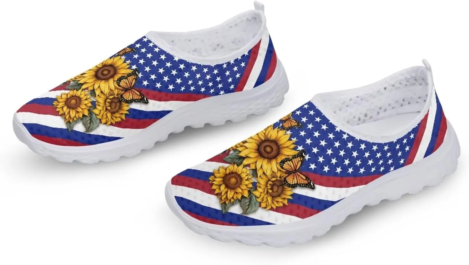 KEIAHUAN Trendy Women Running Shoes Casual Lightweight Sneakers Casual Mesh Training Shoes Non-Slip