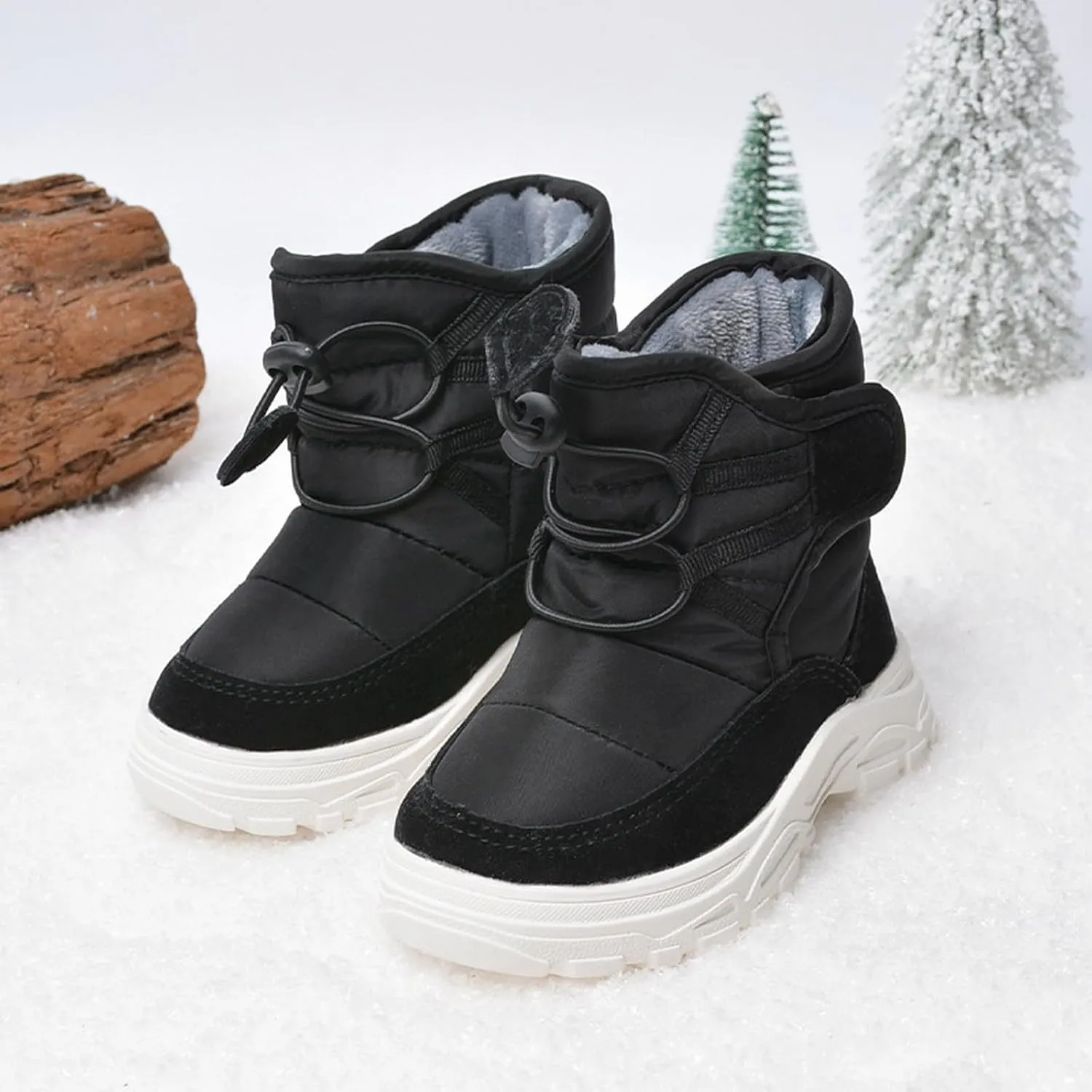 Kid's Cold Weather Snow Boots Kids Snow Boots Winter Boots Outdoor Shoes Waterproof Winter Boots For Toddler Girls
