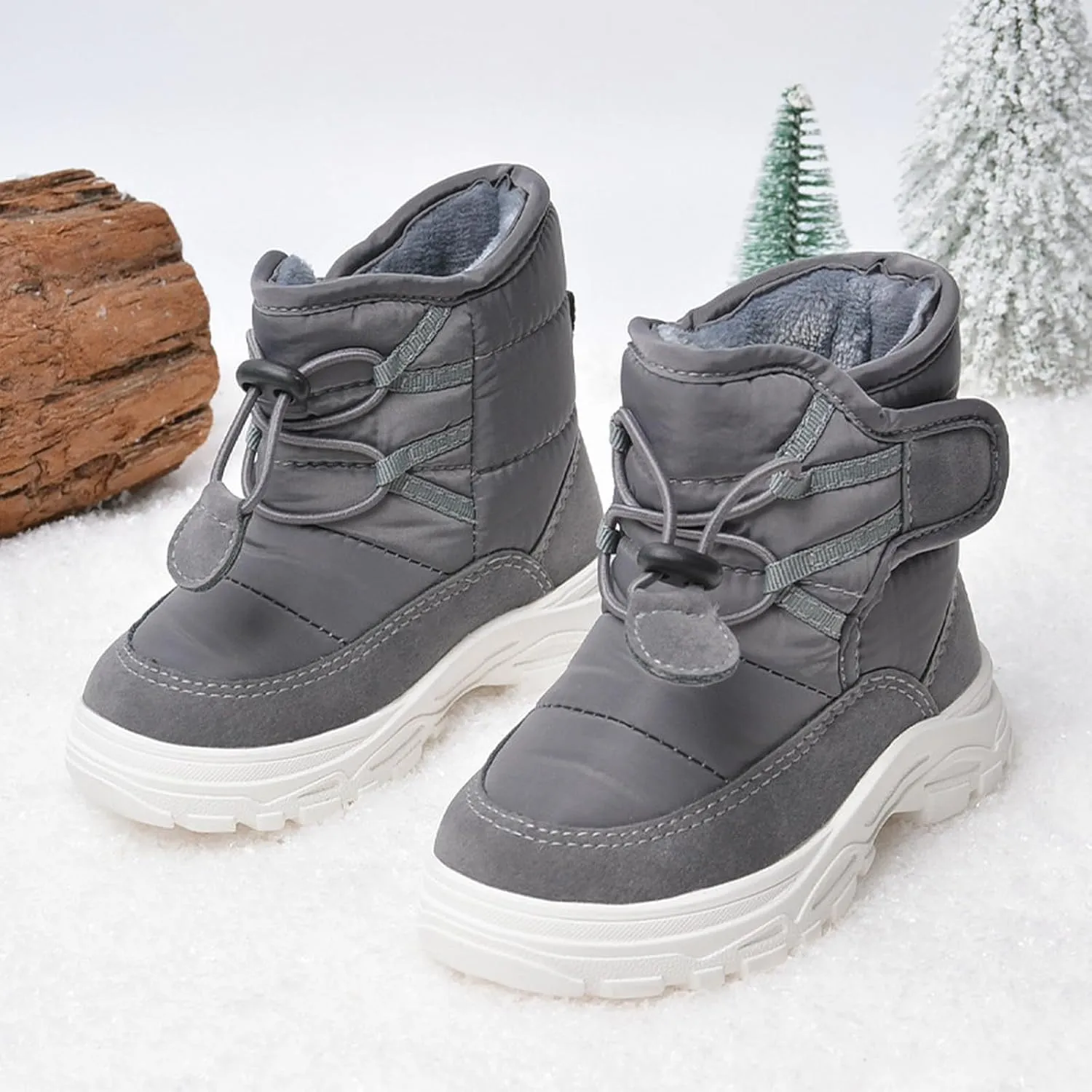 Kid's Cold Weather Snow Boots Kids Snow Boots Winter Boots Outdoor Shoes Waterproof Winter Boots For Toddler Girls