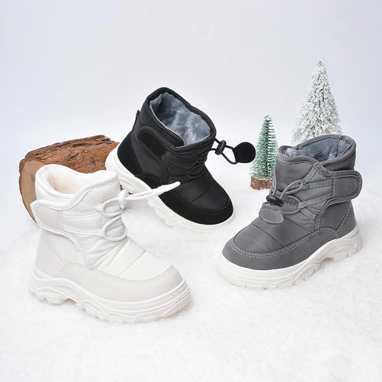 Kid's Cold Weather Snow Boots Kids Snow Boots Winter Boots Outdoor Shoes Waterproof Winter Boots For Toddler Girls