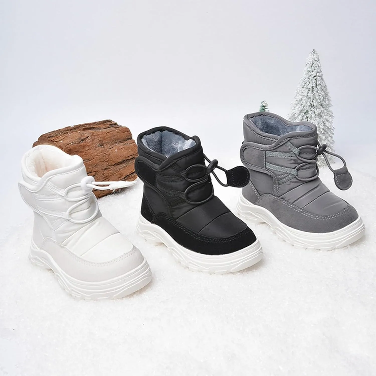 Kid's Cold Weather Snow Boots Kids Snow Boots Winter Boots Outdoor Shoes Waterproof Winter Boots For Toddler Girls