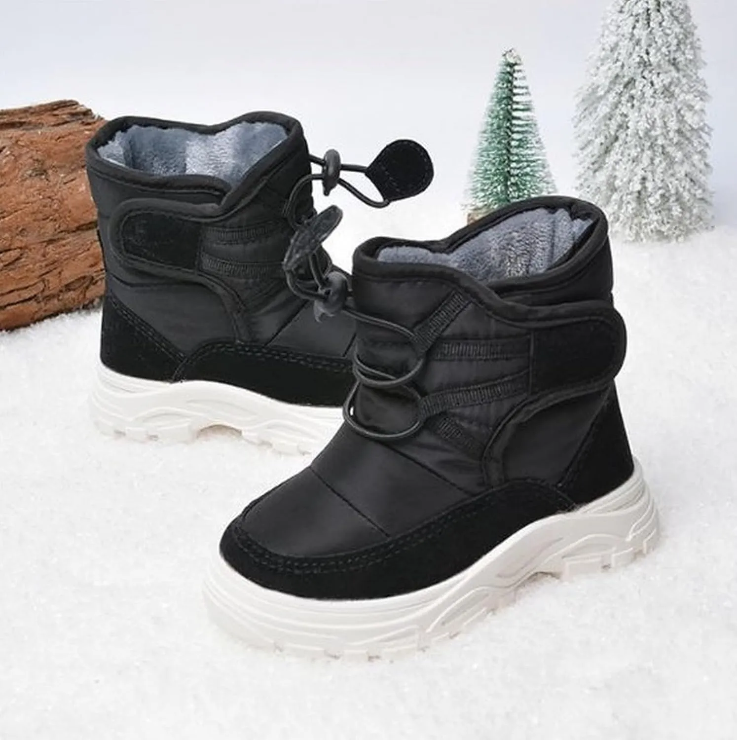 Kid's Cold Weather Snow Boots Kids Snow Boots Winter Boots Outdoor Shoes Waterproof Winter Boots For Toddler Girls