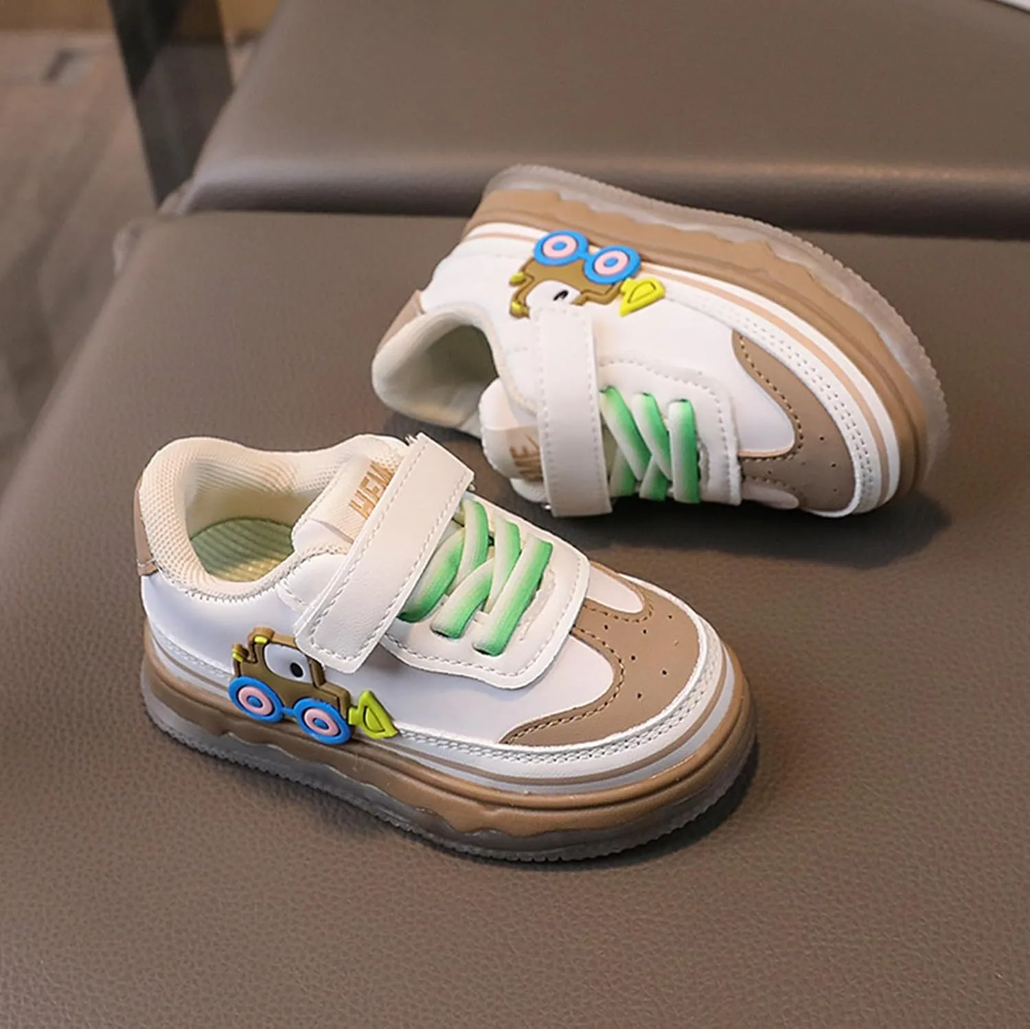 Kids Light Up Flashing Sneaker Athletic Running Shoes Lace-Up Slip-on Sneakers for Boy Girl Outdoor Girl Shoes Size 12