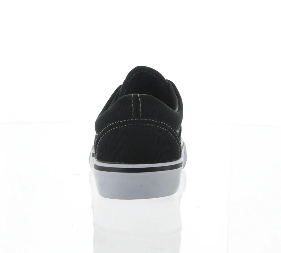 KIDS SHOES BLACK AND WHITE FAB CANVAS 717K